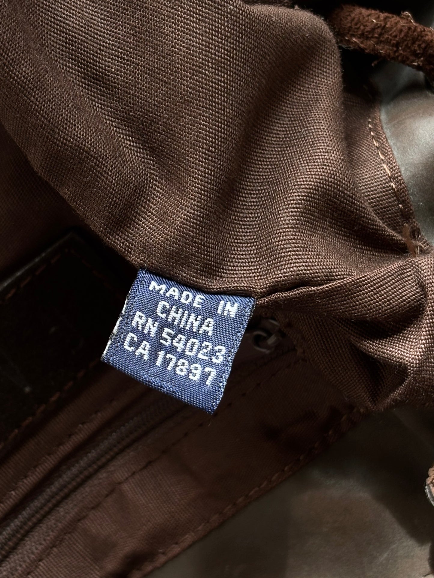 Old GAP suede mini back pack