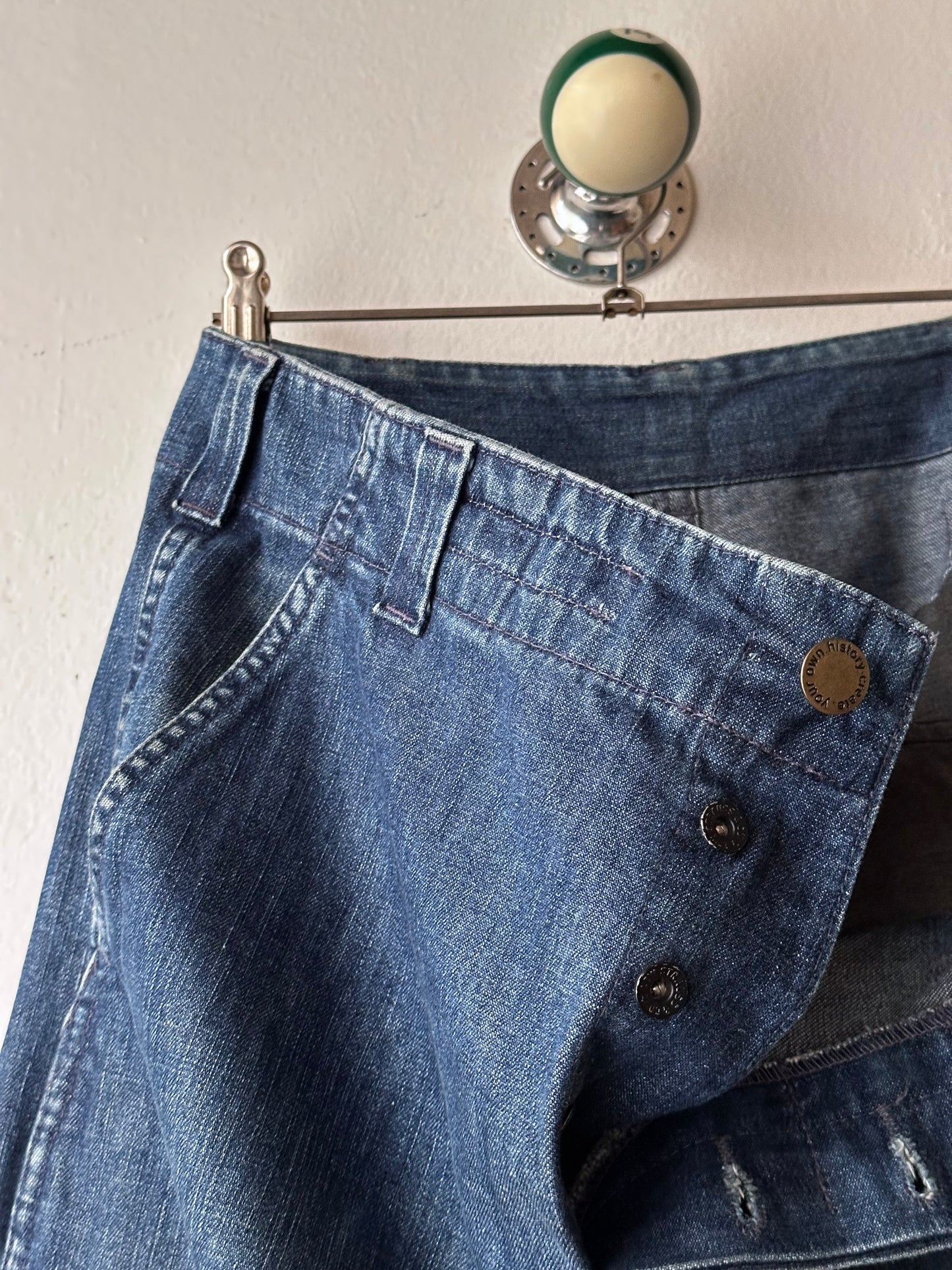 1999s Levi's All Duty denim cargo trousers - w32