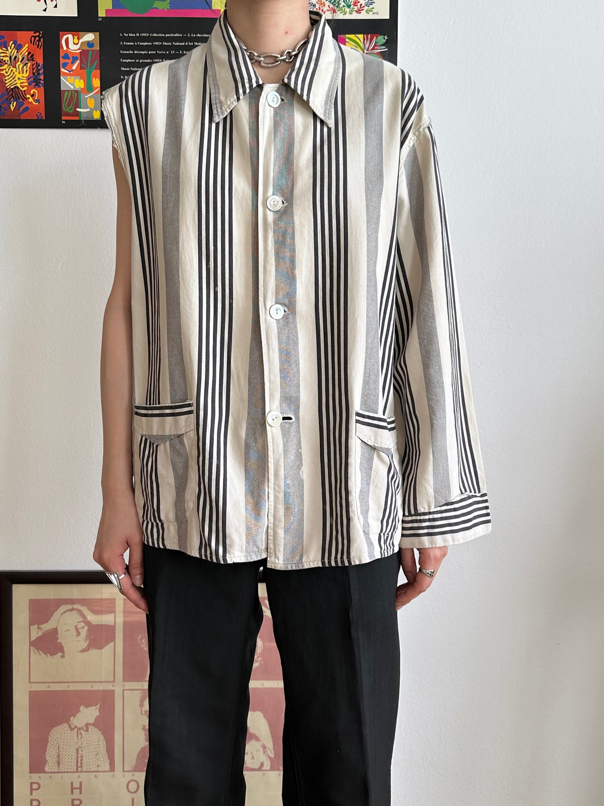 60s Broken pyjama shirt
