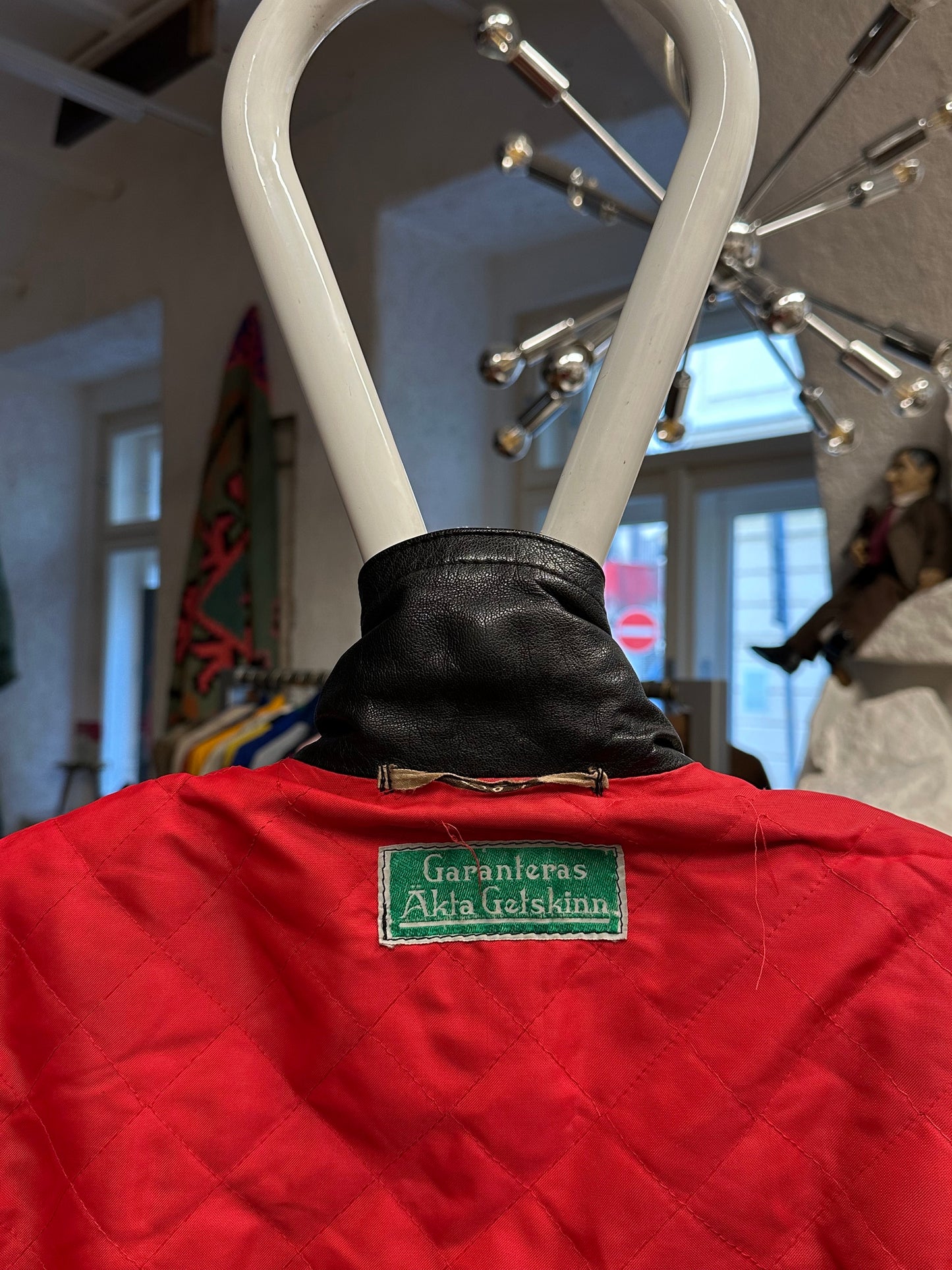 akta getskinn 70's 70年代 Swedish Goatskin Biker Jacket ゴートスキン スウェーデン ライダースジャケット Toto 古着屋 Praha Prague 古着 Vintage store Vintage clothing Black 黒 Leather レザー 革ジャン ユーロ古着 ヨーロッパ古着 Punk Punkrock