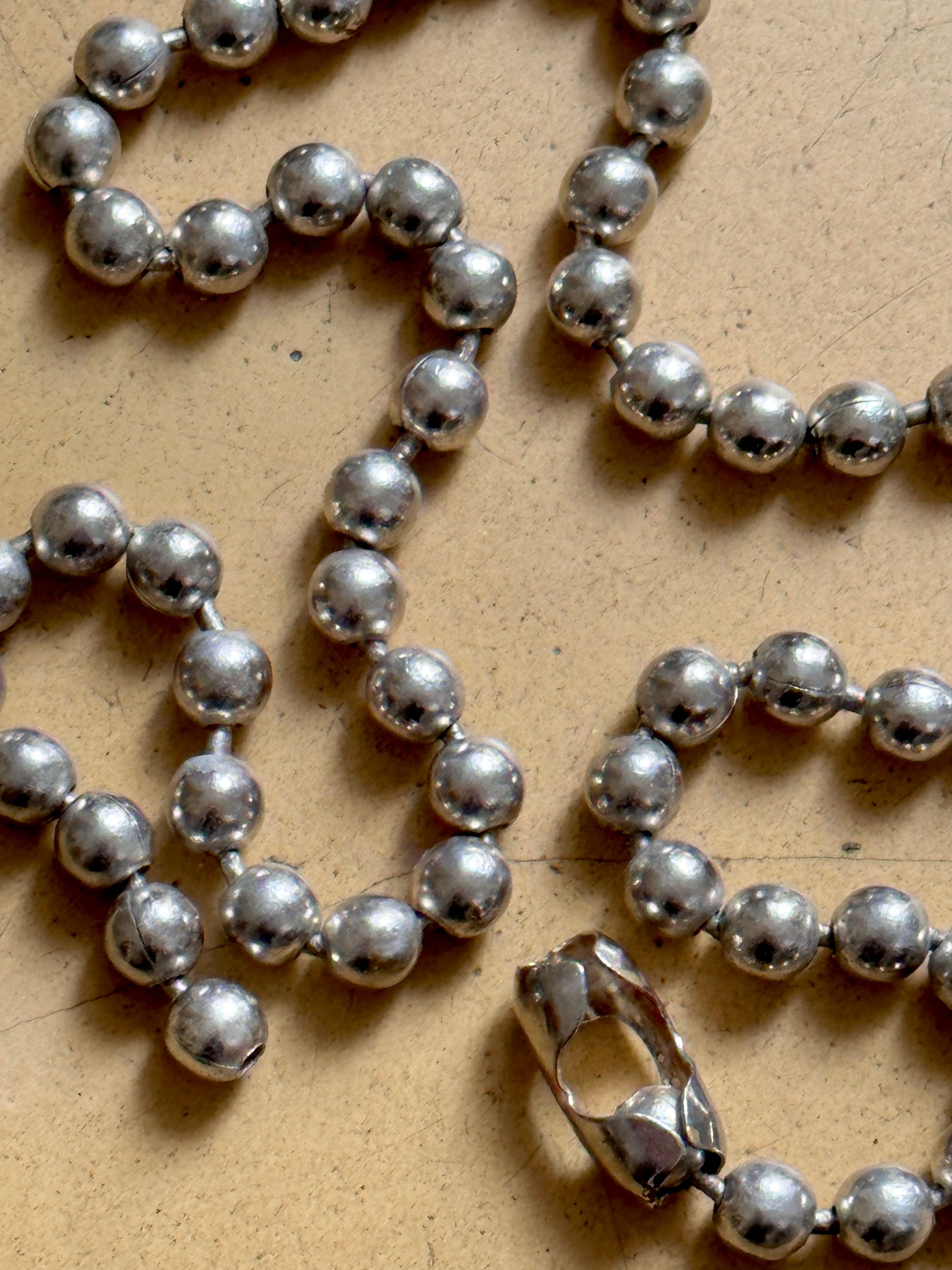 Ball chain necklace ボールチェーンネックレス ヴィンテージ ヴィンテージシルバー ヴィンテージシルバーネックレス vintage silver 925 sterling ballchain シルバー シルバーネックレス ボール