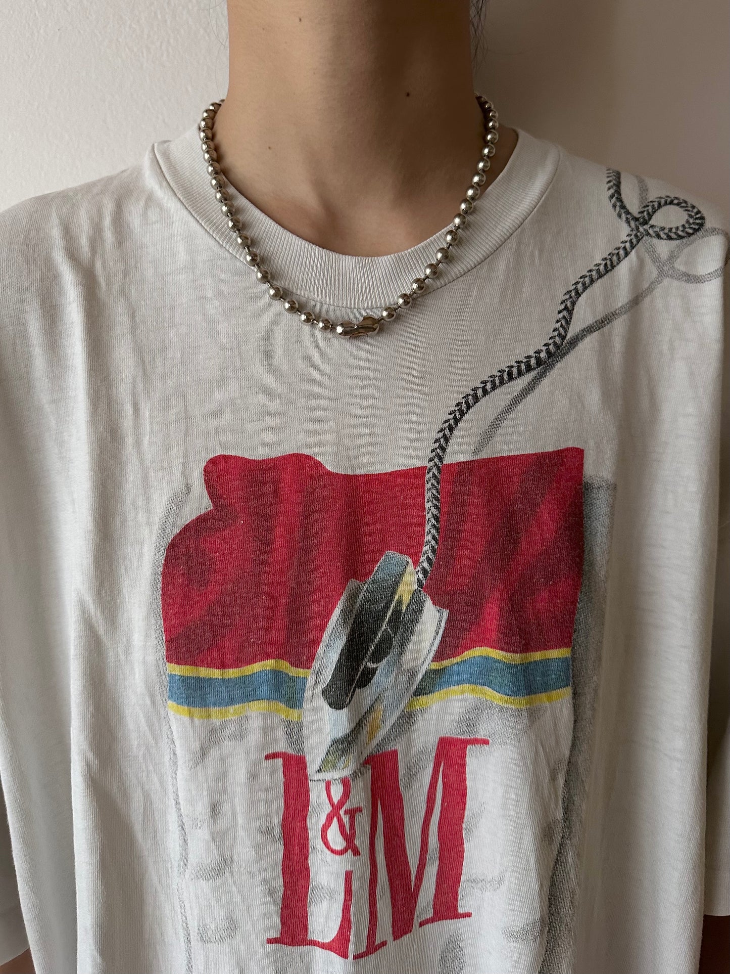 Ball chain necklace ボールチェーンネックレス ヴィンテージ ヴィンテージシルバー ヴィンテージシルバーネックレス vintage silver 925 sterling ballchain シルバー シルバーネックレス ボール