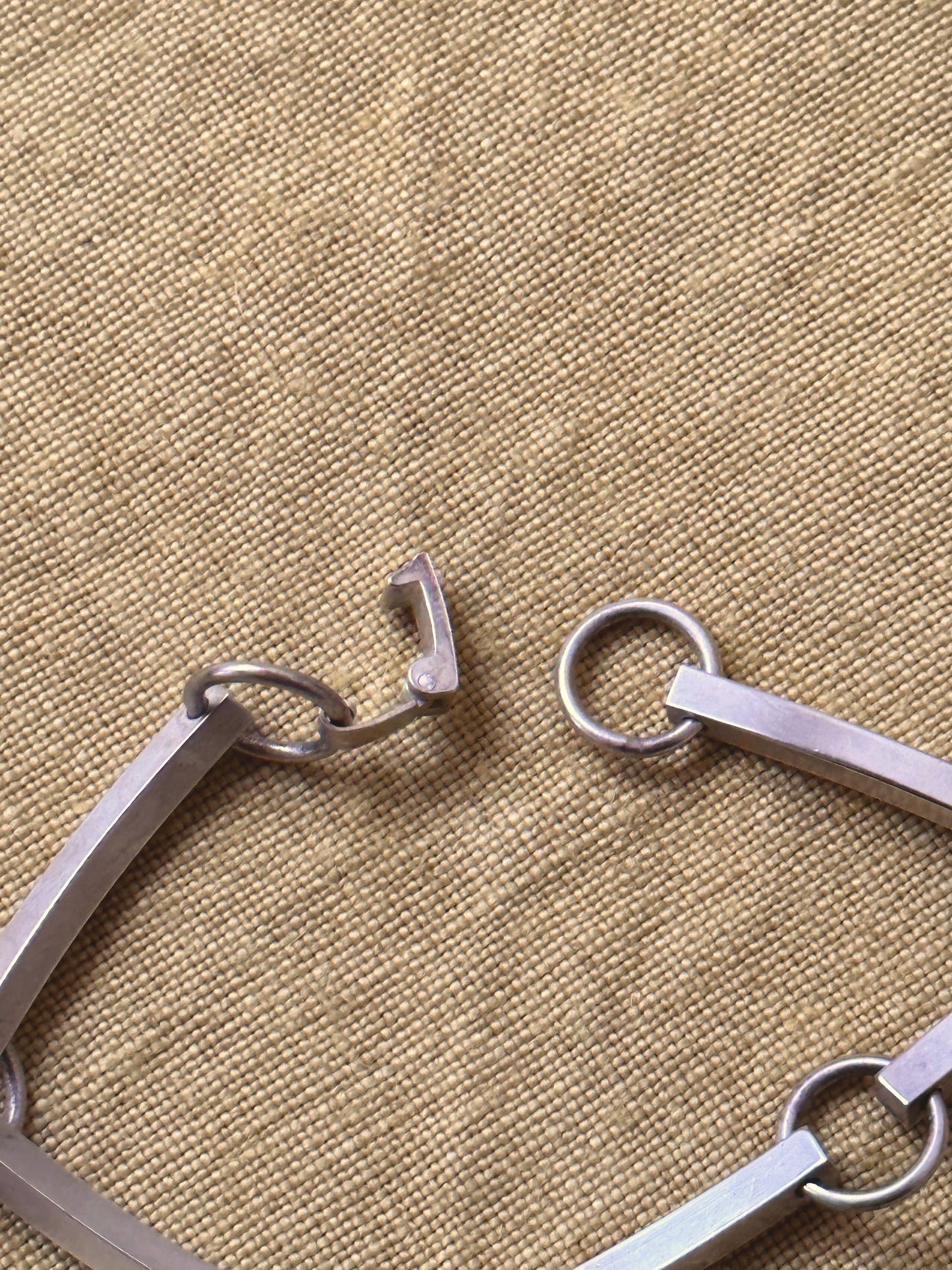 French bar link bracelet