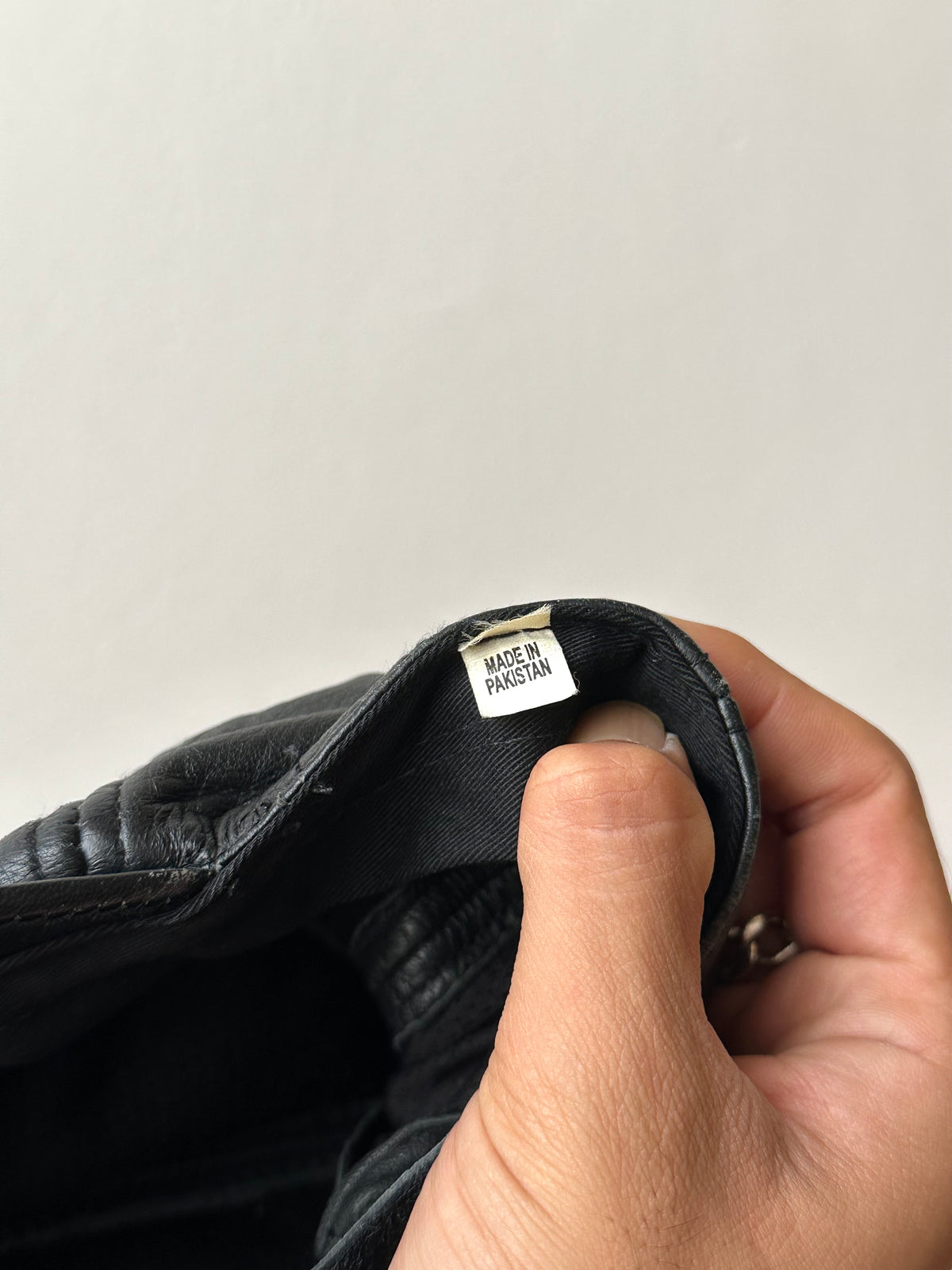 Black Leather cap
