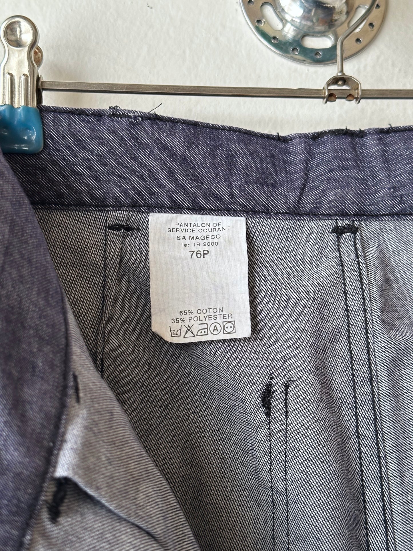 French Navy work trousers - w28