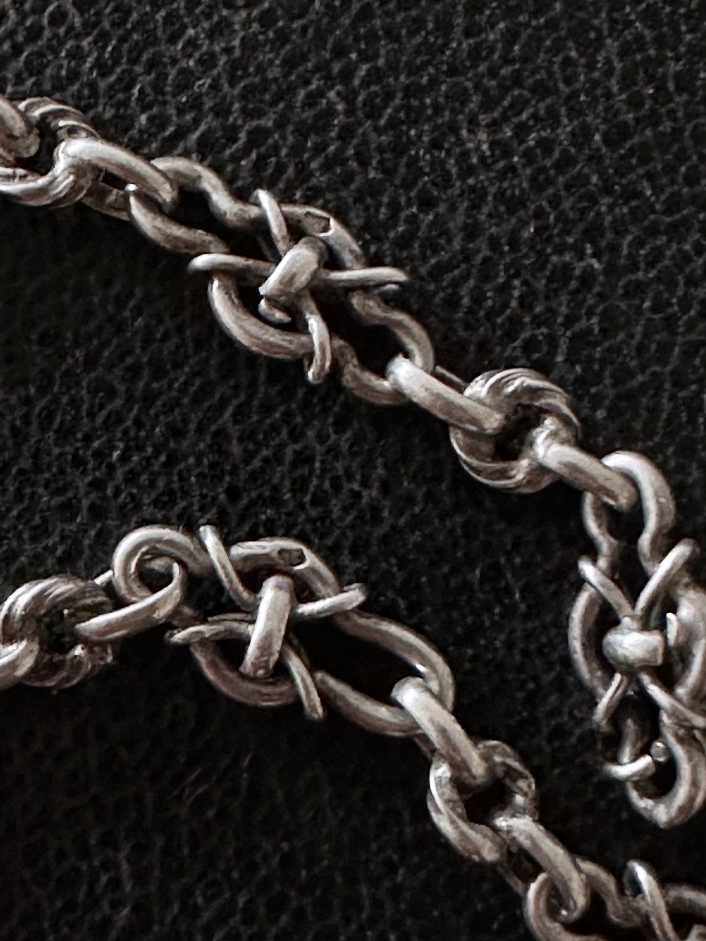-60's France silver chain bracelet