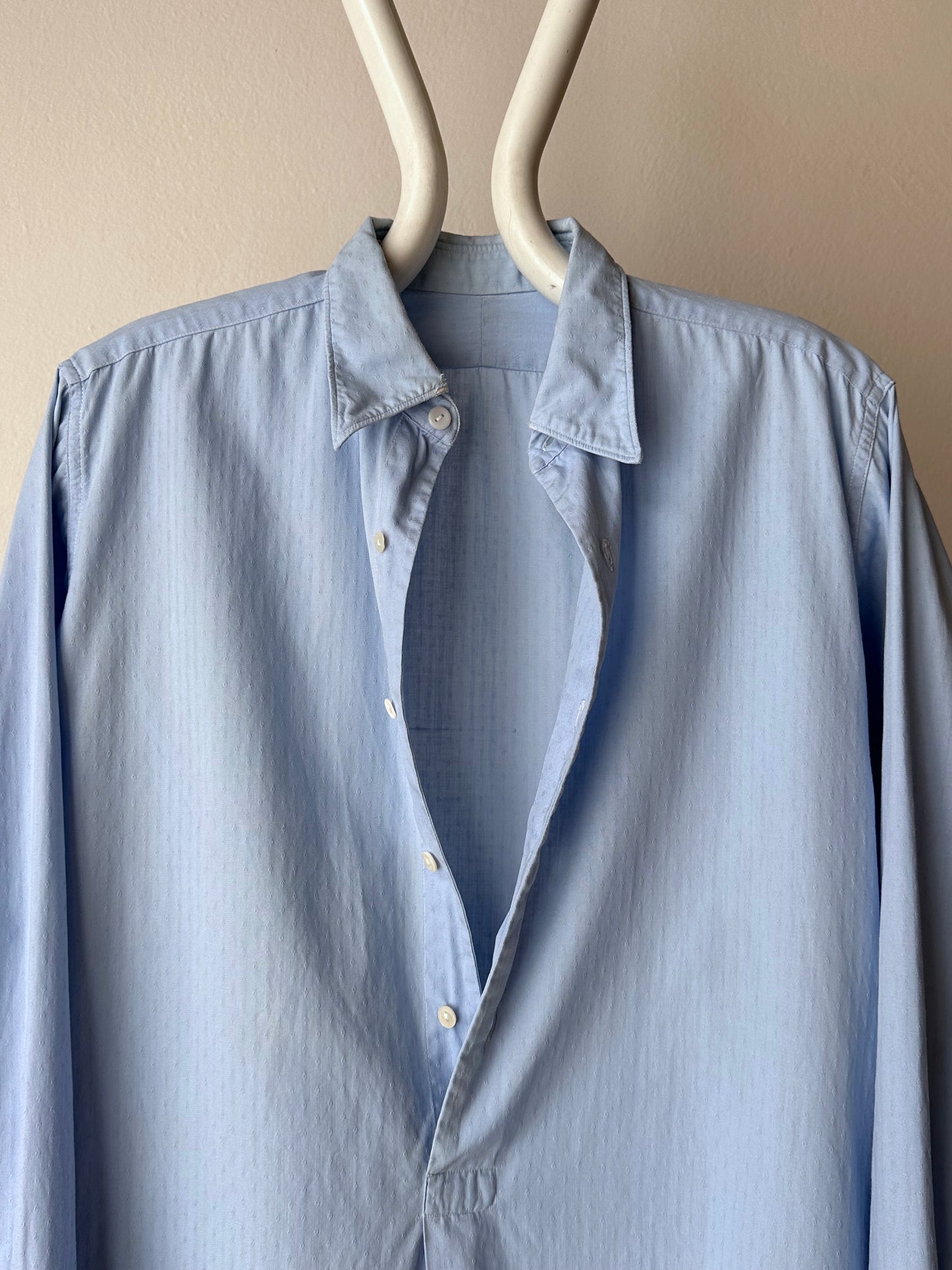 60's Pullover Shirt Grandpa shirt 60年代 Vintage ヴィンテージ 60年代 Germany ドイツ Toto 古着 古着屋 プラハ ユーロ古着 古着卸 ヨーロッパ古着 フランス買い付け Praha Prague Vintage store work shirt ワーク ユーロワーク
