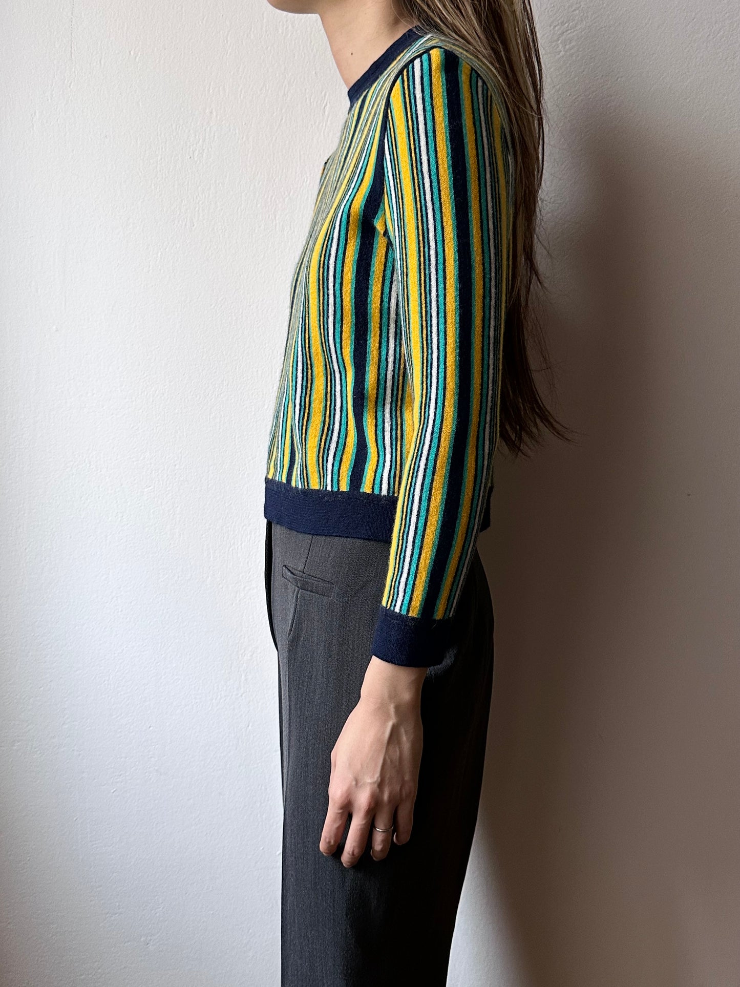 wool striped sweater