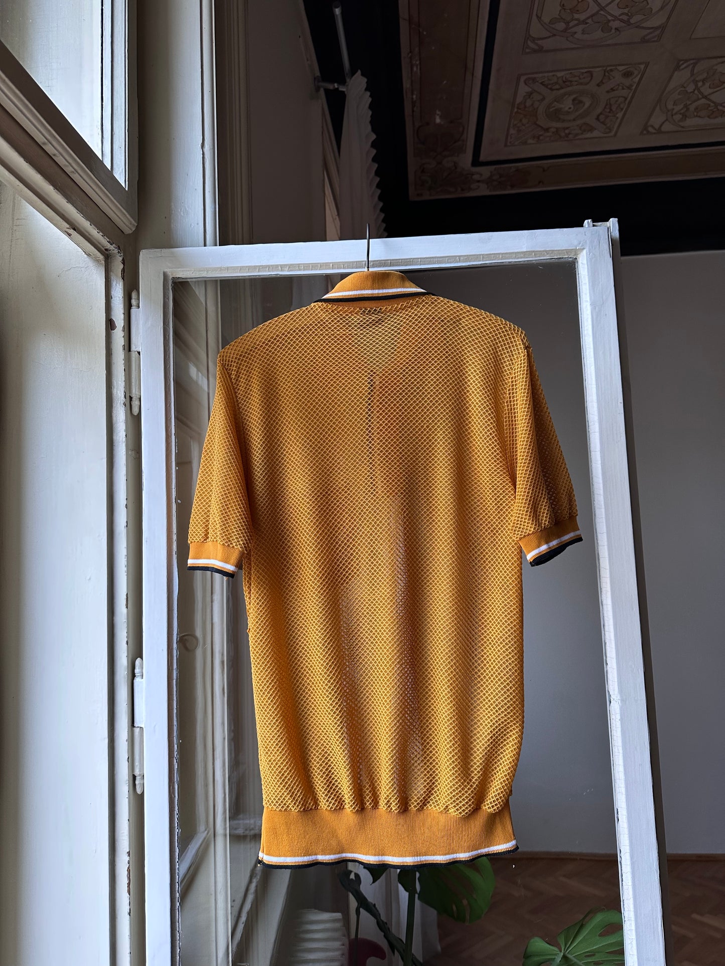 70s Mesh polo - M~L