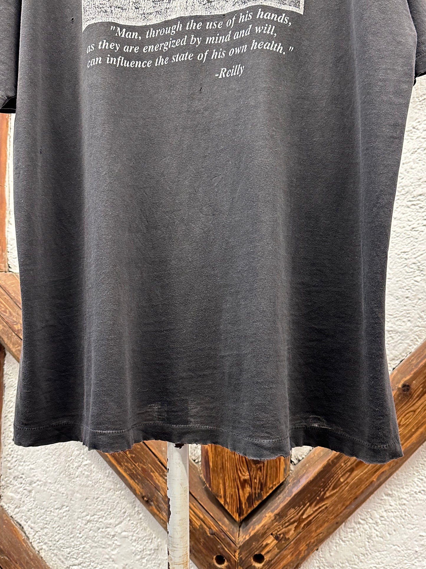 90's Occupational Therapy Vintage T-shirt Tee Tシャツ シングルステッチ 90年代 ヴィンテージ Hanes ヘインズ Toto Praha Vintage clothing store Antique shop Prague 古着屋 アンティークショップ プラハ ユーロ古着 ヨーロッパ古着 古着卸