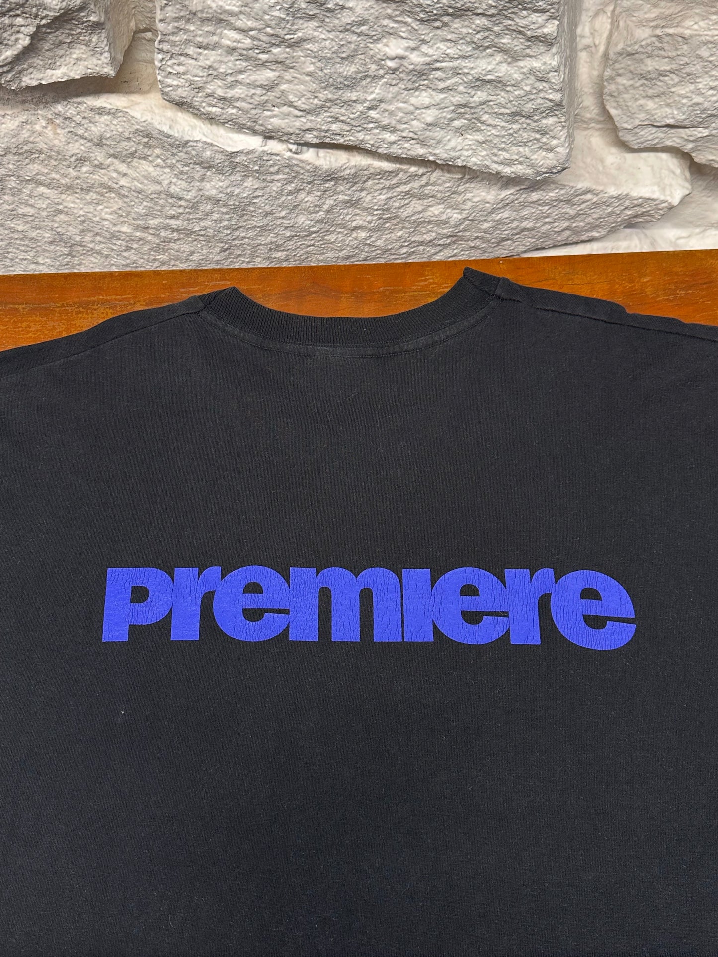 90's Vintage T-shirt Tee Tシャツ 90年代 ヴィンテージ シングルステッチ Black 黒 Toto Praha Vintage clothing store Antique shop Prague 古着屋 アンティークショップ プラハ ユーロ古着 ヨーロッパ古着 古着卸
