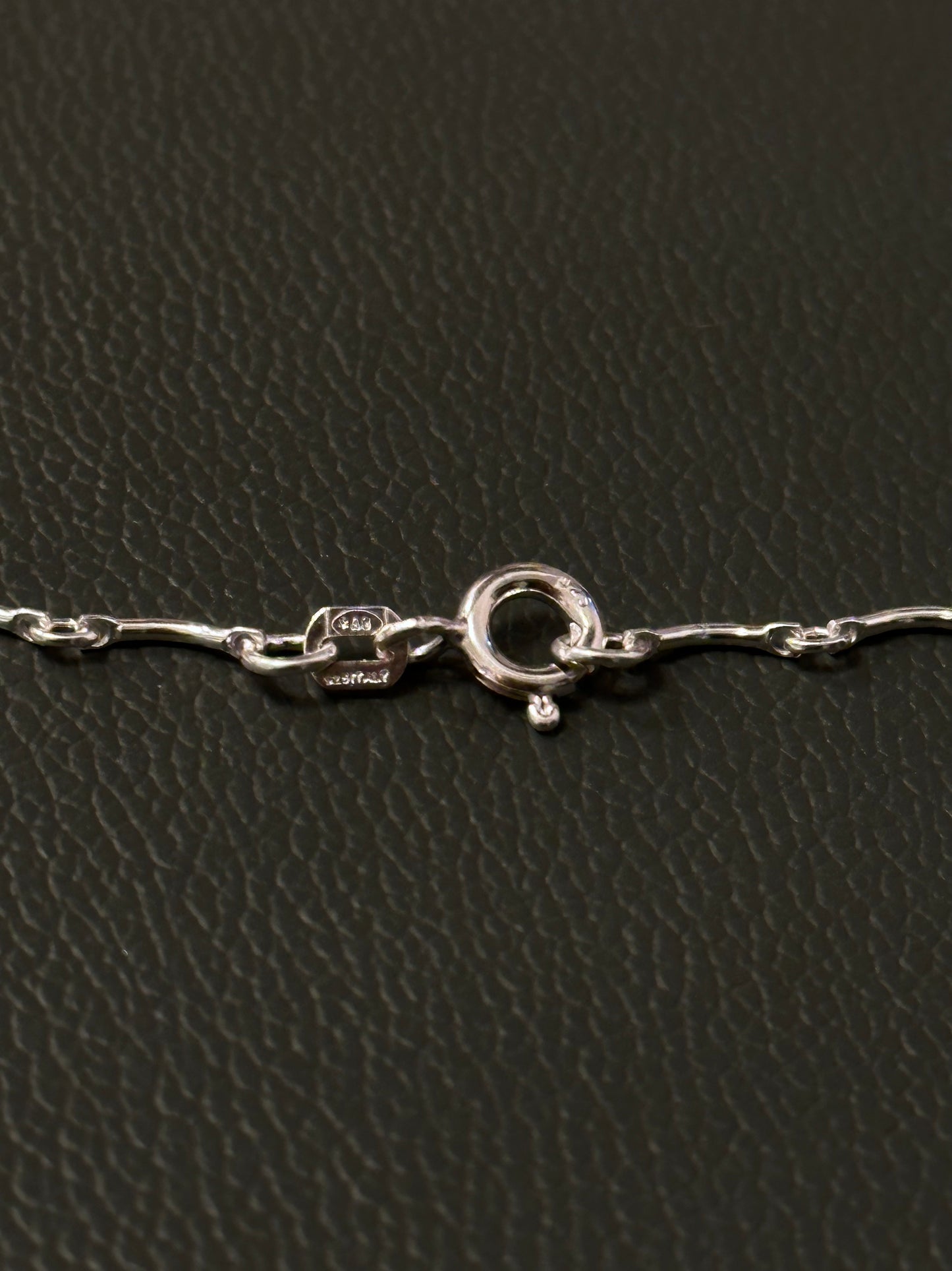 Italy 925 tiny chain necklace - arch