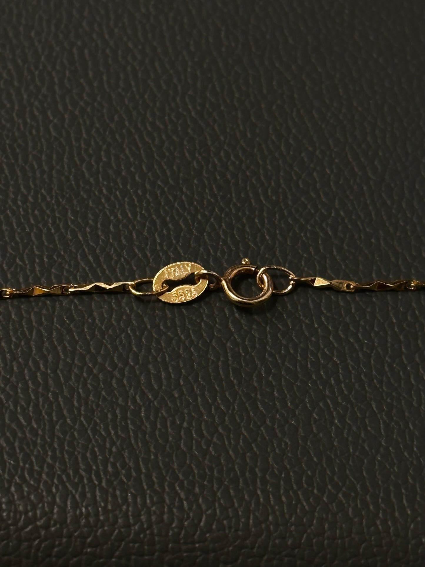 Italy 925 & gold plated tiny chain necklace - butterfly