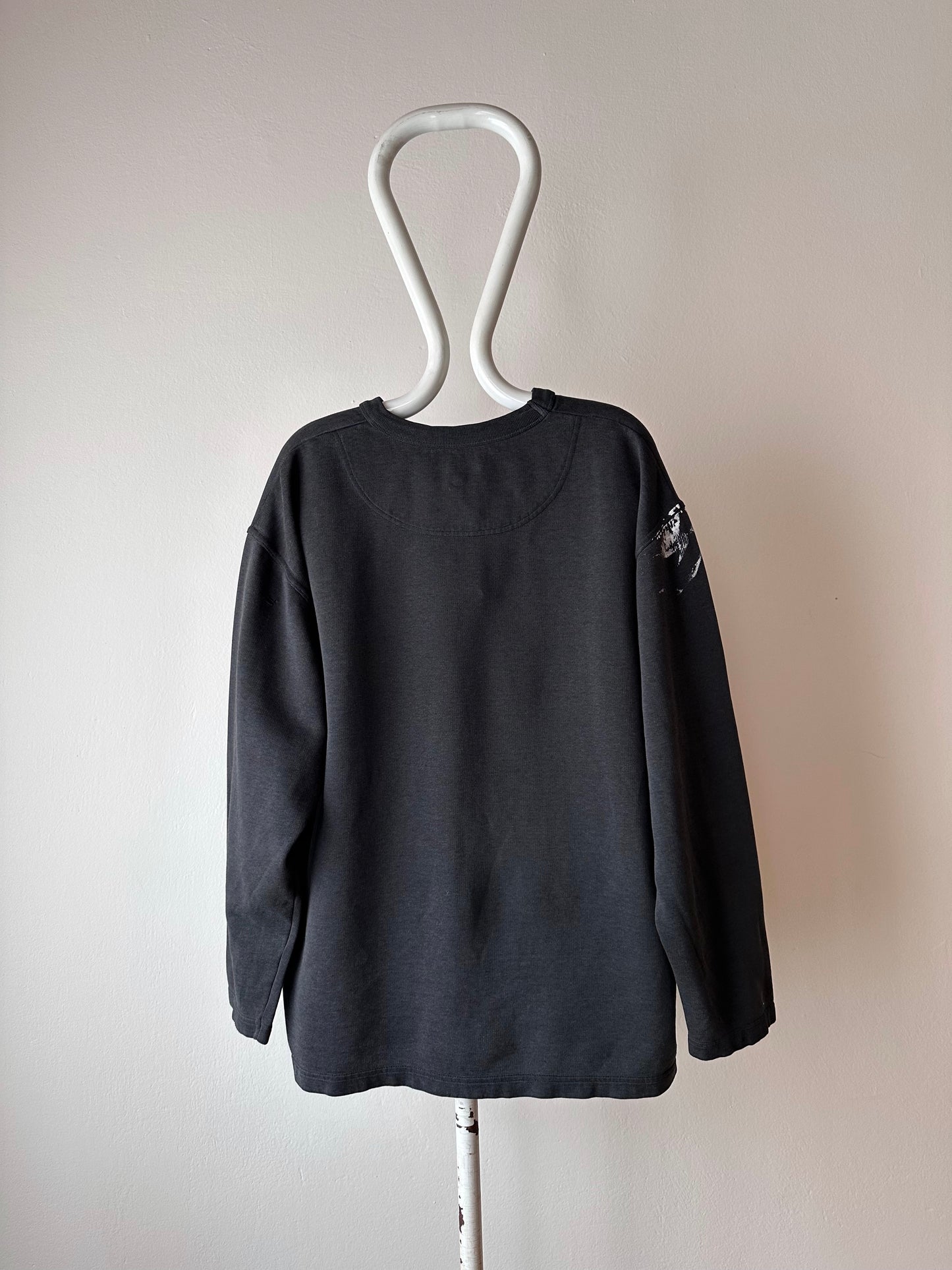 Black boro sweat shirt - XL