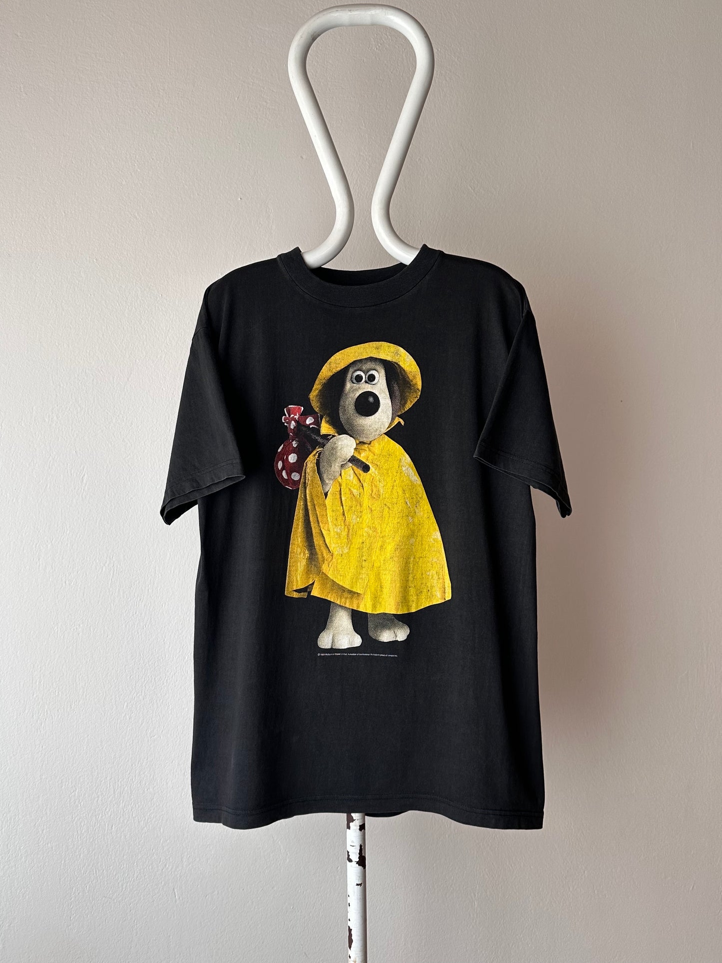 1989s Wallace & Gromit 80's ウォレス&グルミット 90's Vintage T-shirt Tシャツ ヴィンテージ 80年代 プラハ 古着屋 Praha Prague Vintage store ユーロ古着 ヨーロッパ古着