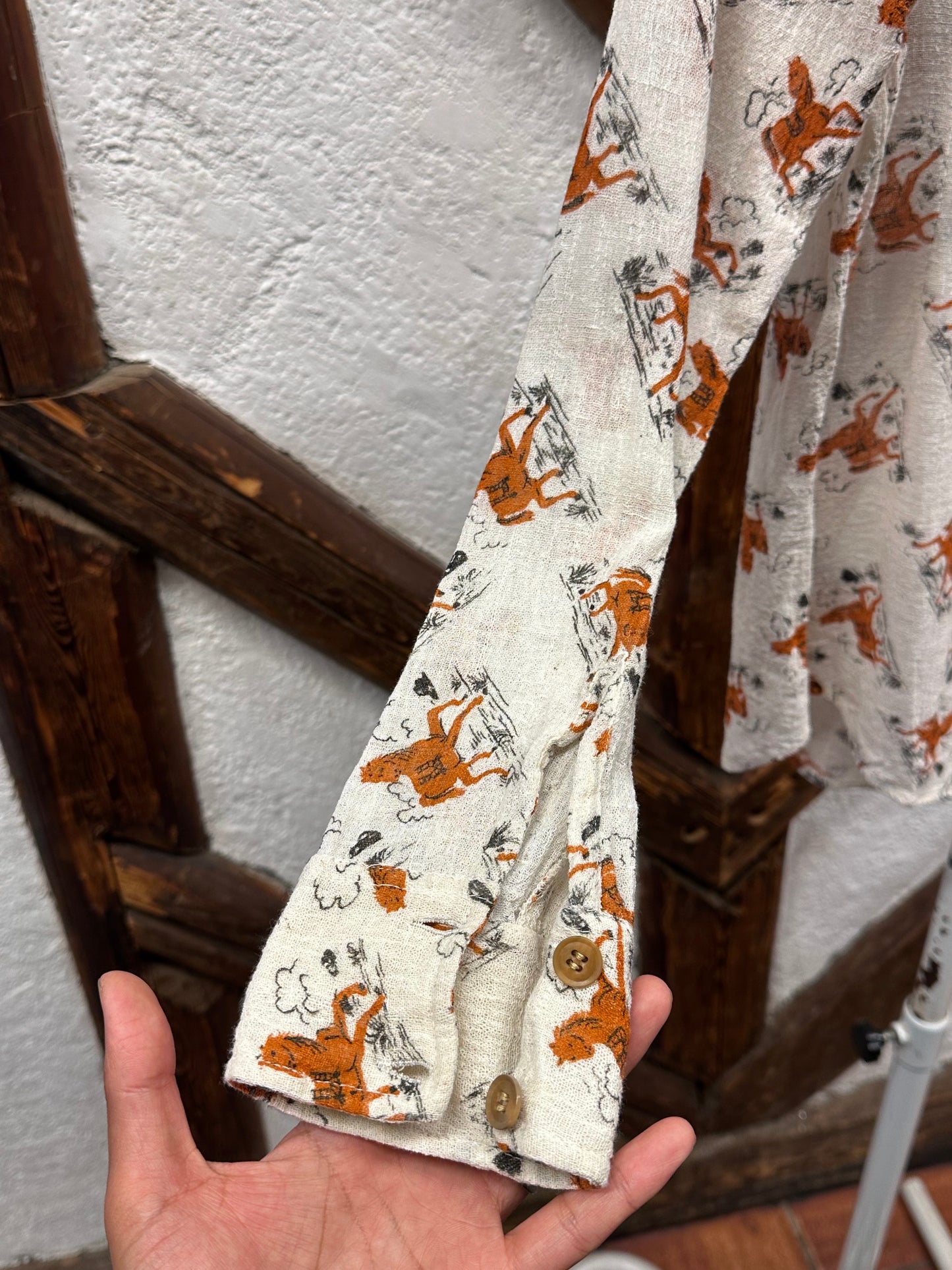 70s Indian cotton shirt