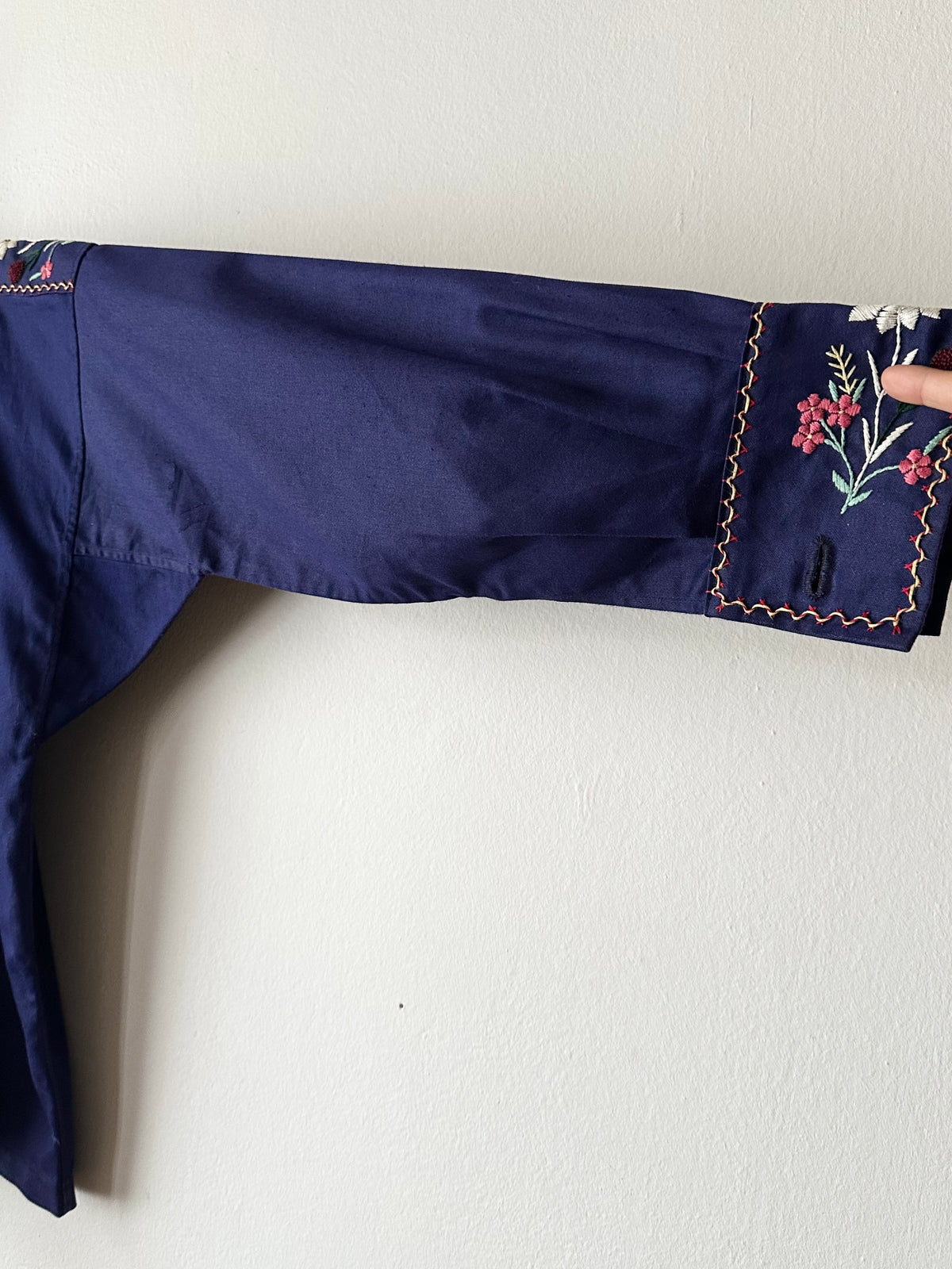 vintage embroidery smock