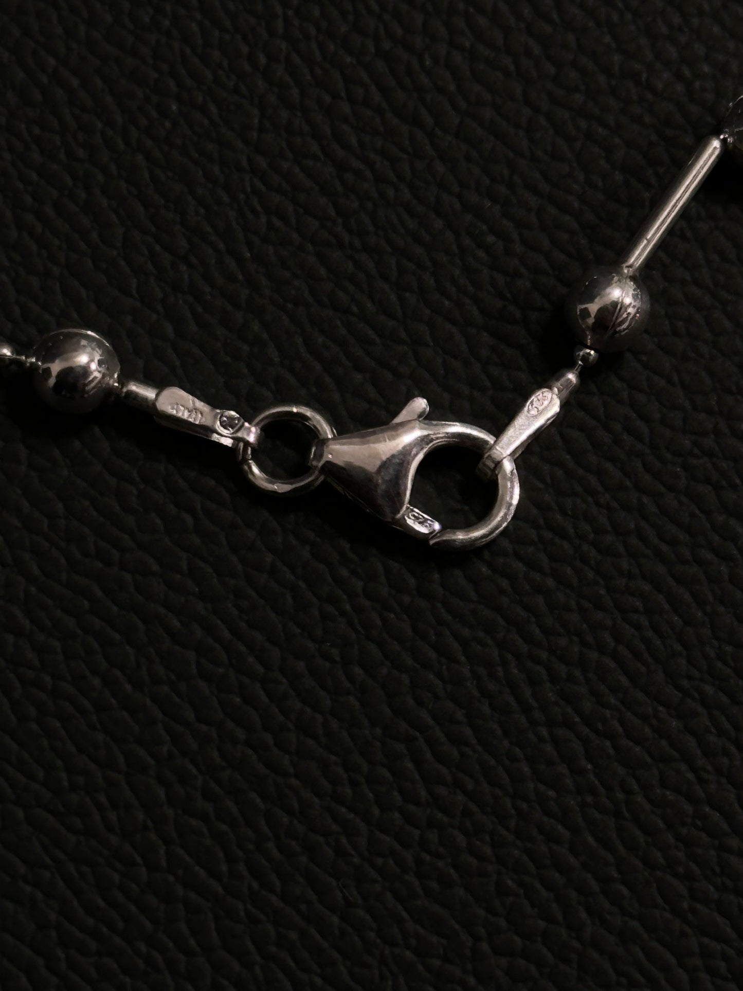 Italy 925 tiny chain necklace - ball