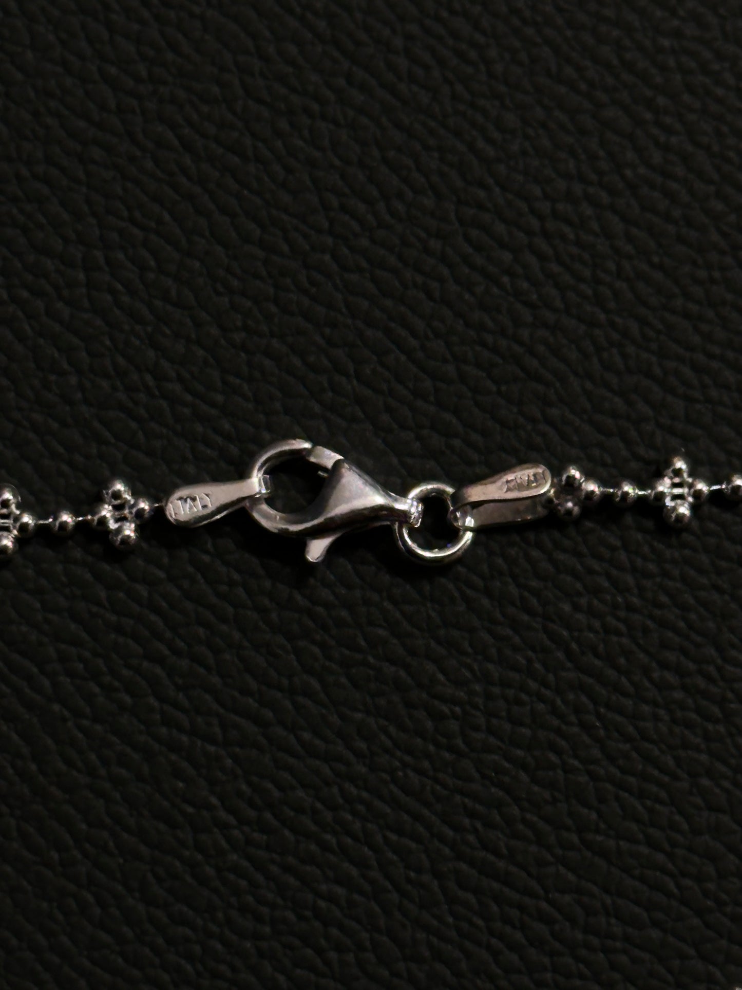 Italy 925 tiny chain necklace - dewdrop