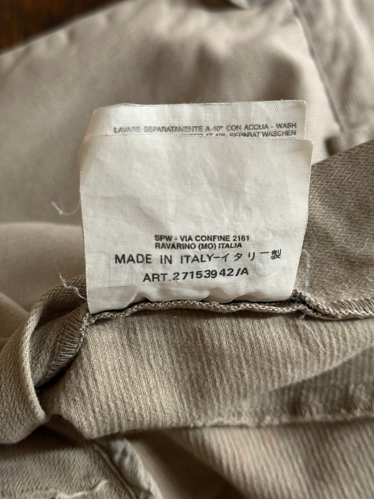 AW'97 Stone Island cotton trousers - w33