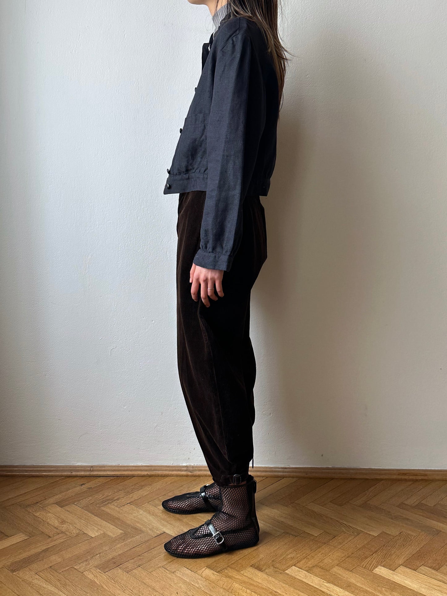 1950s French corduroy jodhpurs - w27