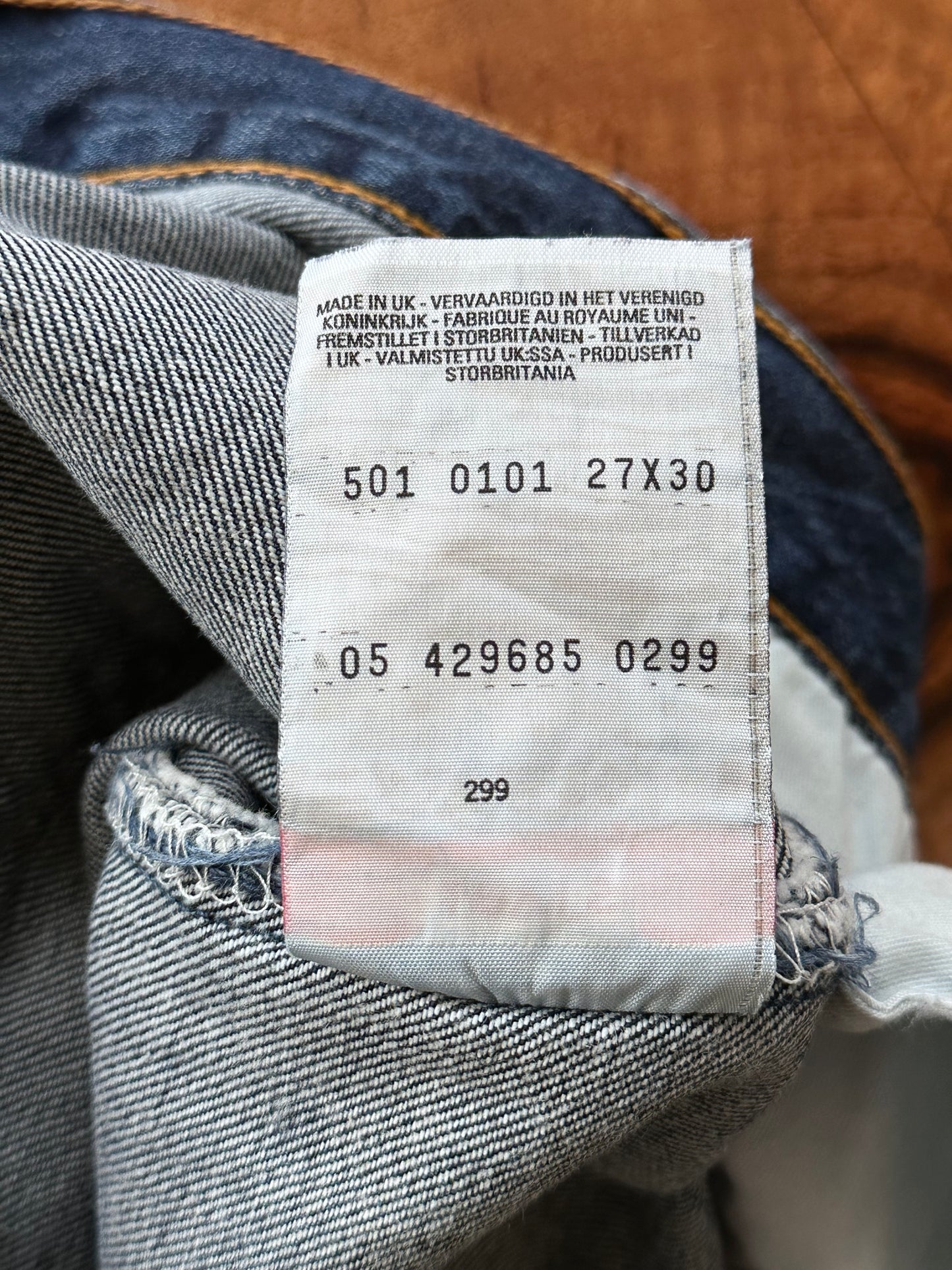 90s Levi's 501 made in UK / W27