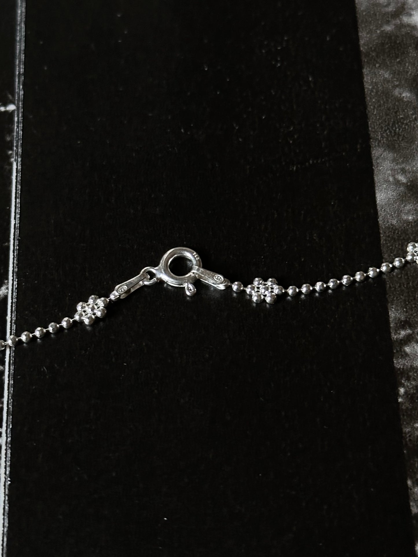 Italy 925 tiny chain necklace - snowflake