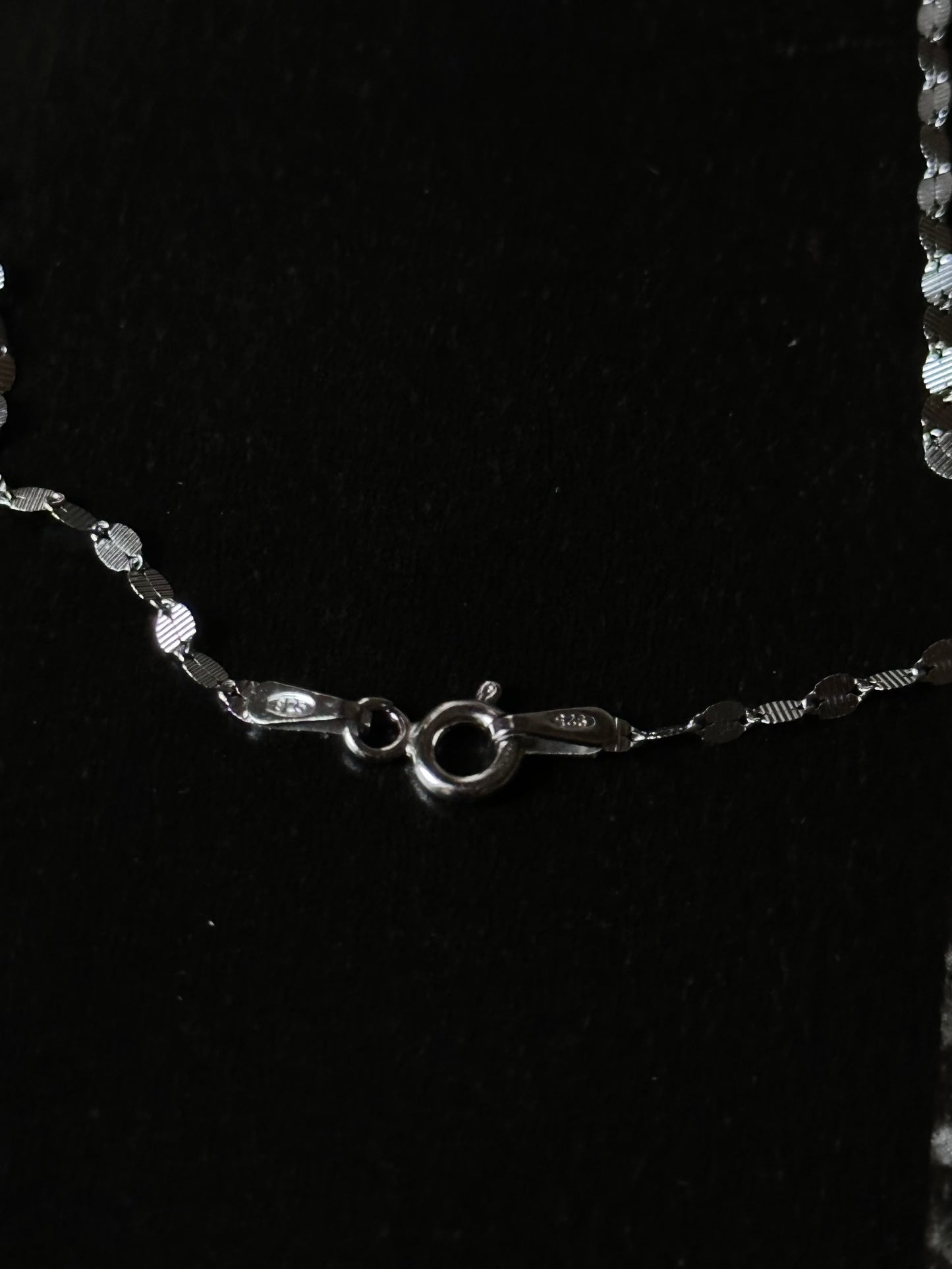 Italy 925 tiny chain necklace - disc