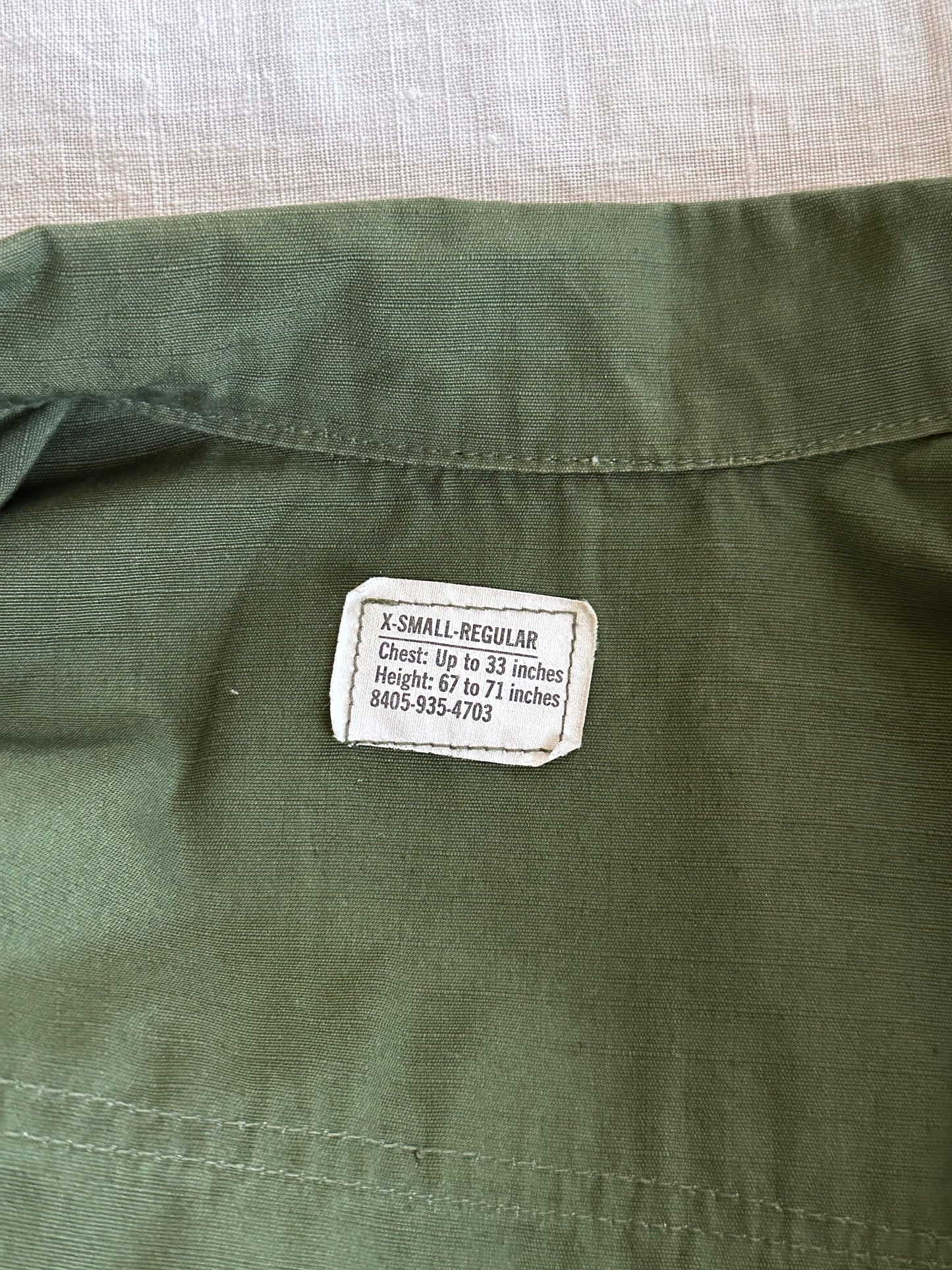 1969s US ARMY Jungle Fatigue Jacket 4th Type