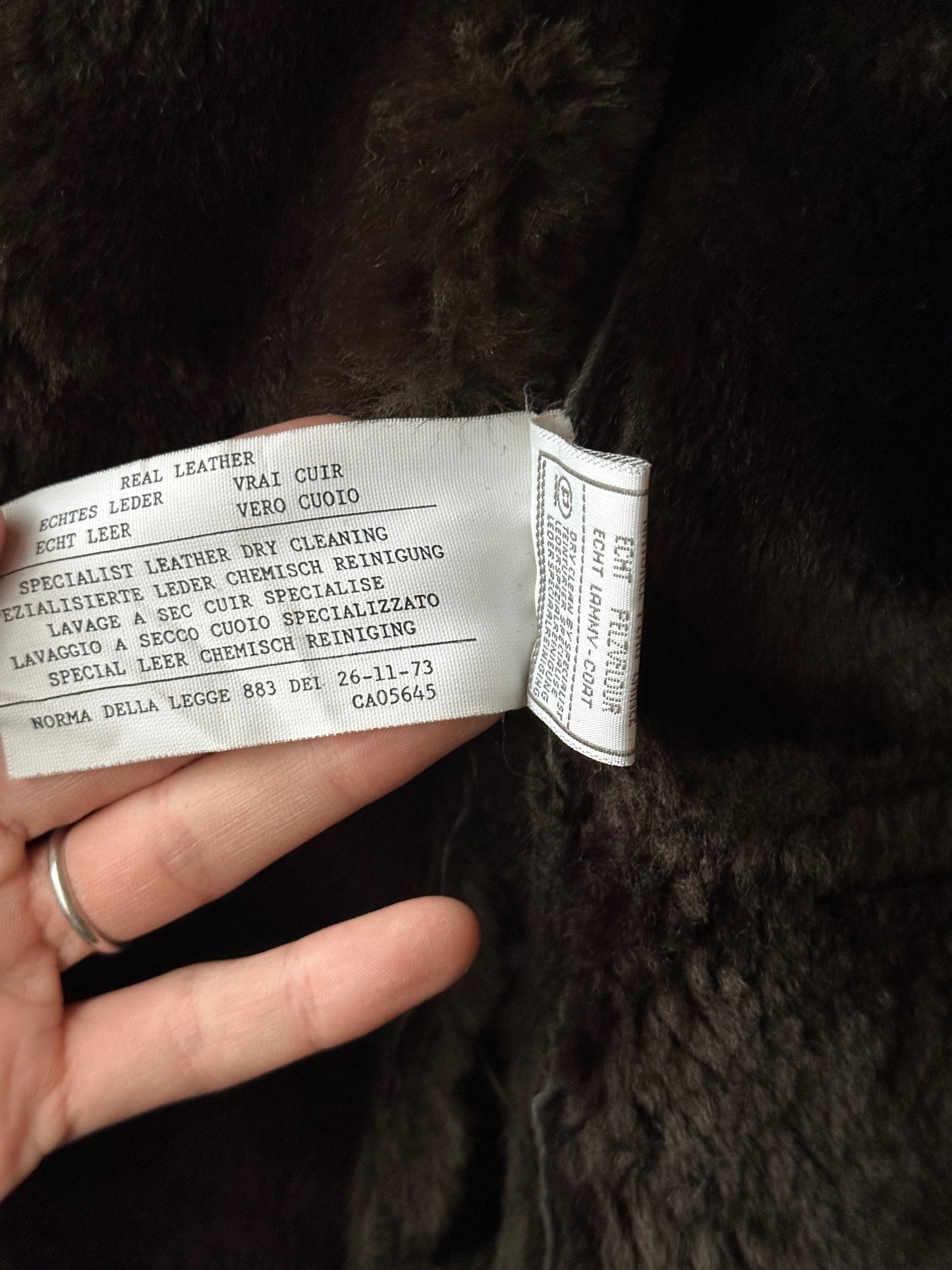 1970s Gloverall sheepskin duffle coat