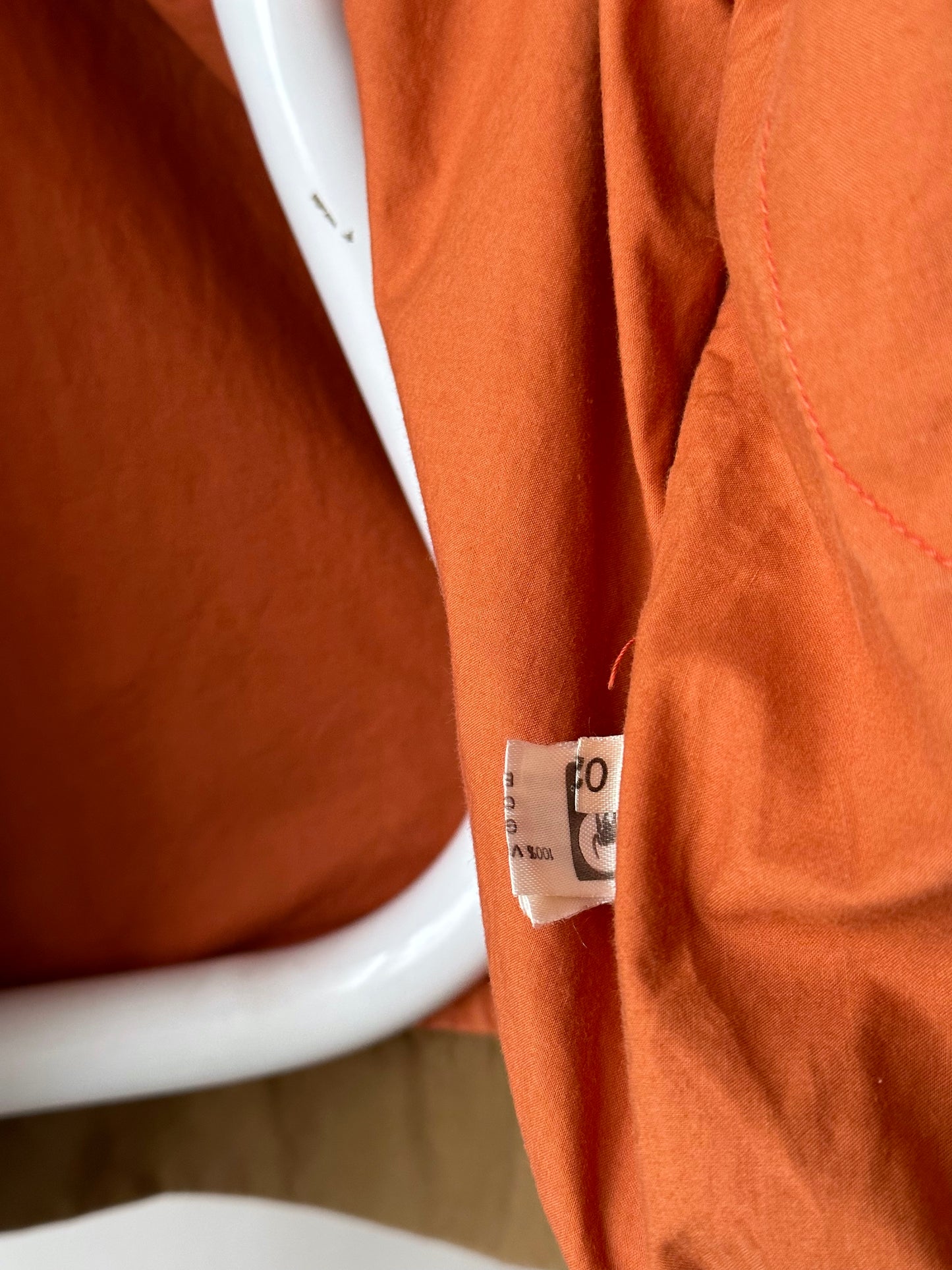 80s Ciesse piumini cotton×linen jacket, Italy