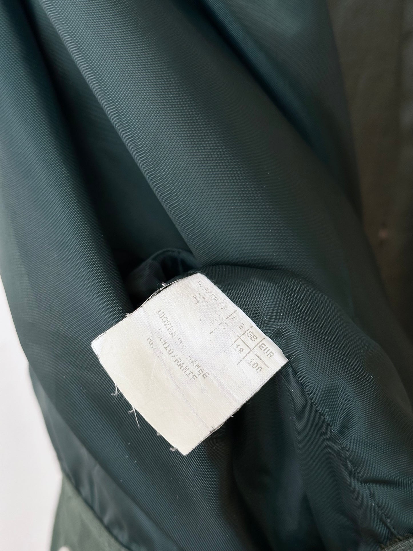 Ramie forest green spring coat