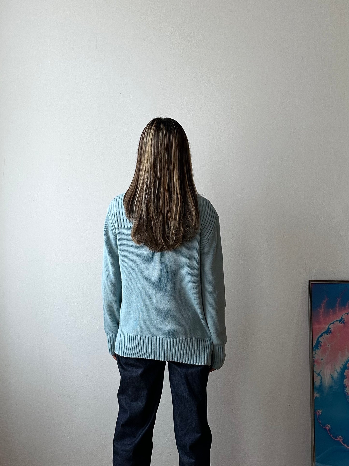 60-70s France Monte Carlo knit cardigan