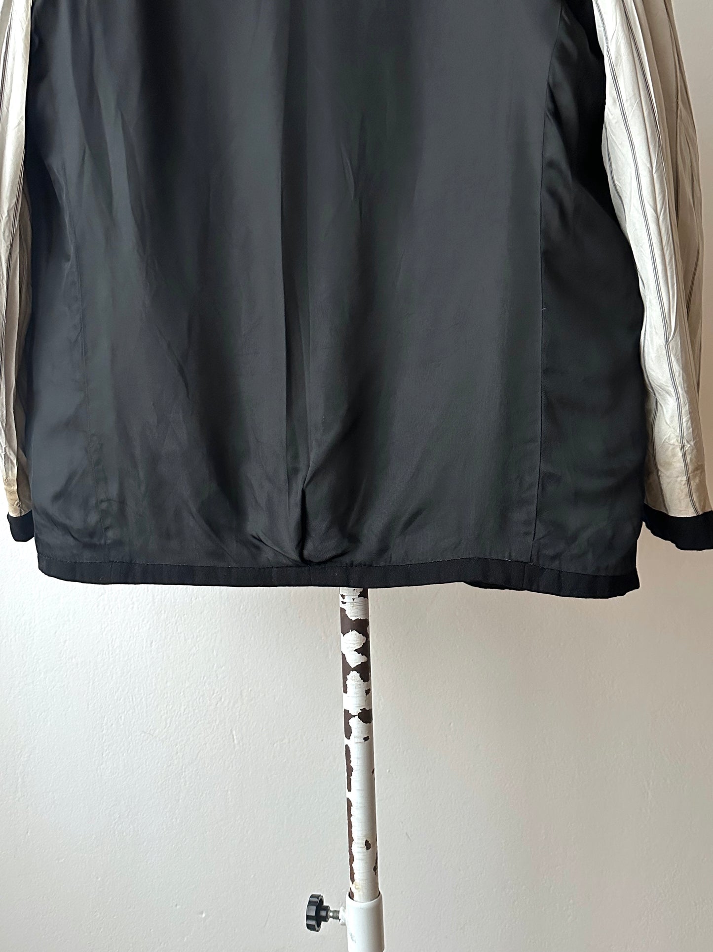 50's Tailored Jacket Black Vintage Toto Praha Prague Vintage clothing store プラハ 古着屋 古着 黒 テーラードジャケット 50年代 ユーロ古着 ヨーロッパ古着 ドイツ Germany German vintage