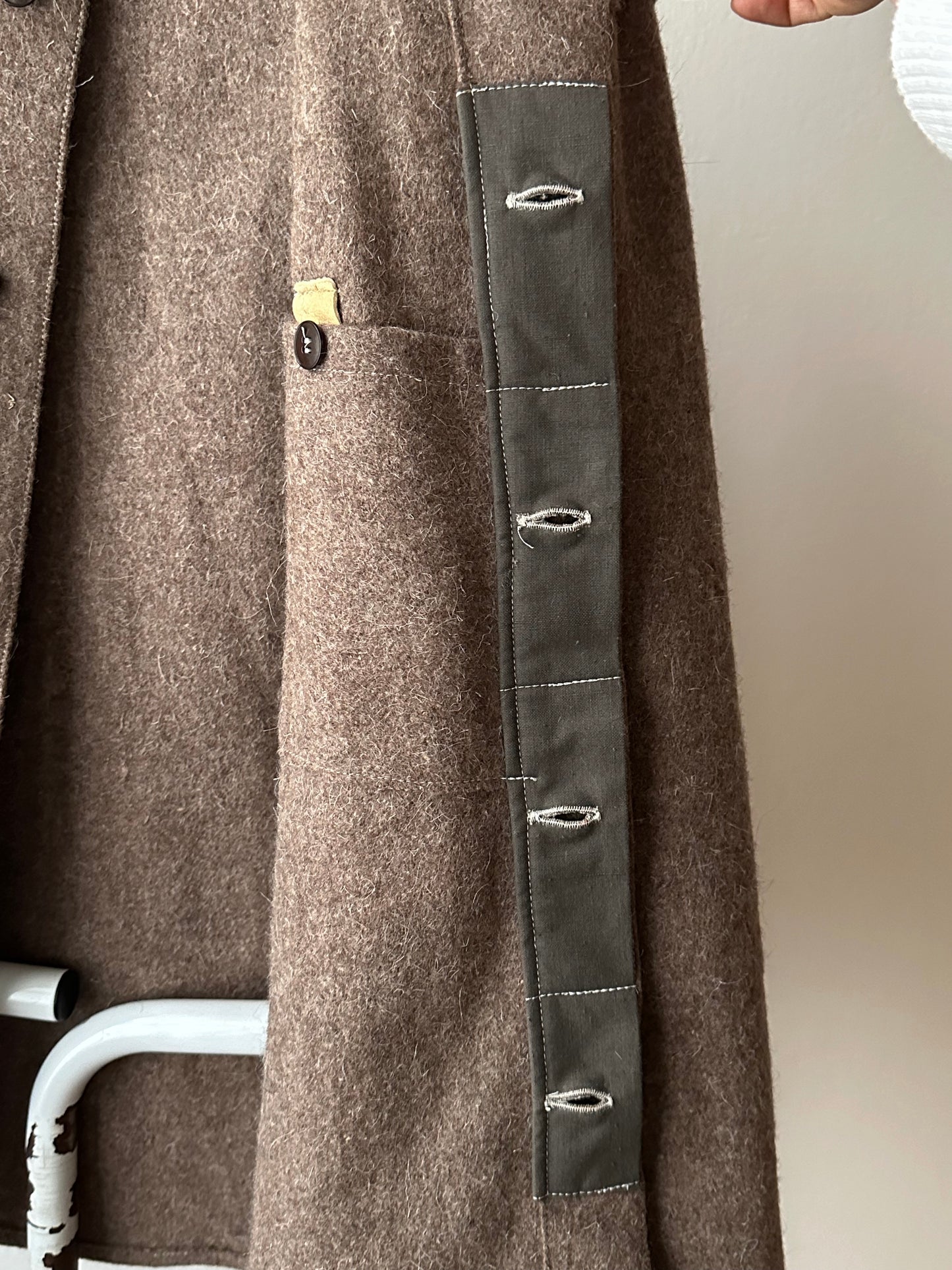 60's German Work Shirt Jacket Brown Toto Praha Prague Vintage clothing store プラハ 古着屋 古着 ドイツ ワーク ユーロワーク ユーロ古着 ヨーロッパ古着 ヨーロッパワーク Made in Germany German work Rare ヴィンテージ