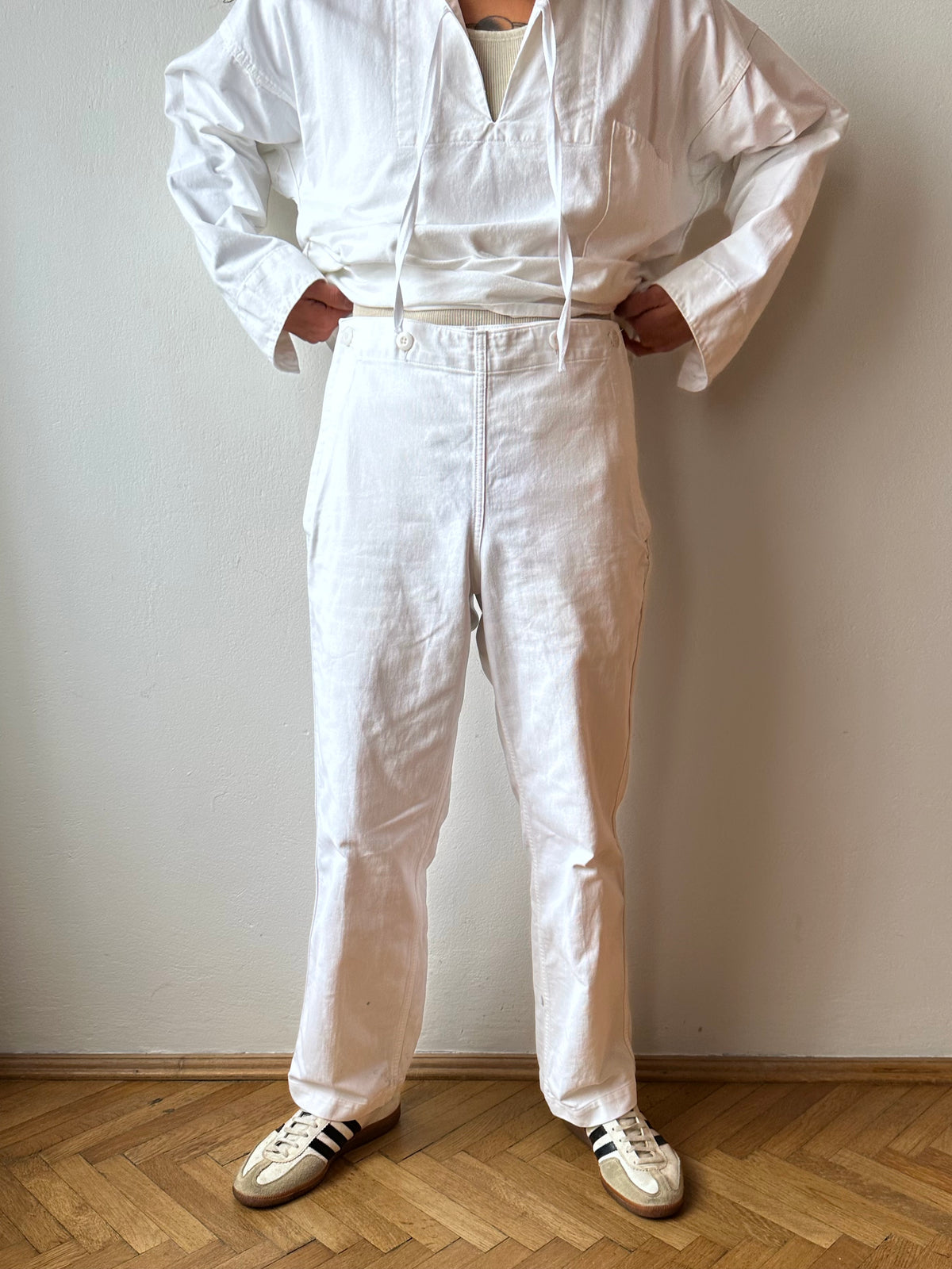1970s German Bundesmarine Sailor Trousers - w31