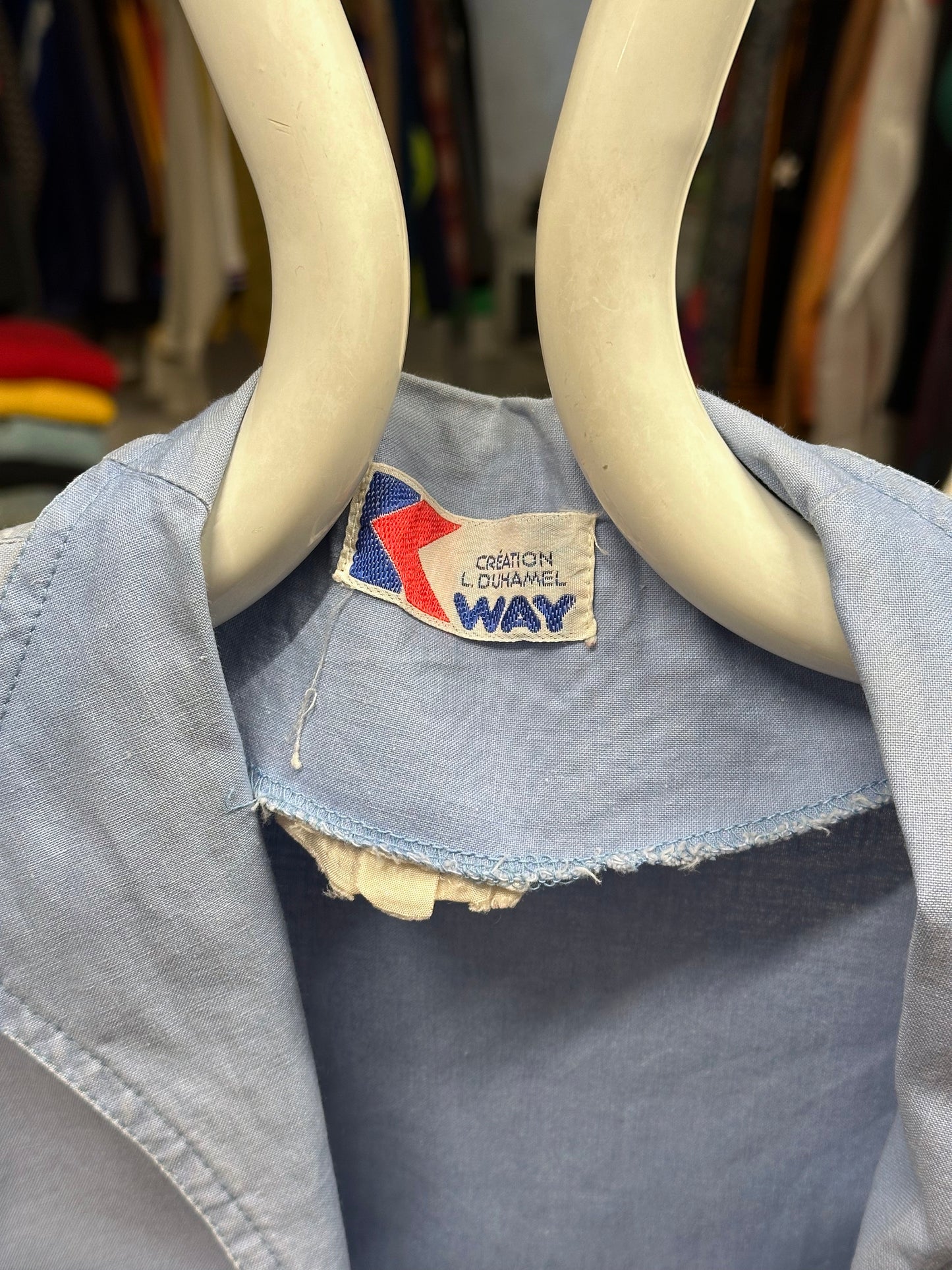 K-WAY 70's 80's French Toto Vintage clothing store Praha Prague プラハ 古着屋 古着 70年代 80年代 フランス買い付け フレンチヴィンテージ ヴィンテージ フランス ユーロ古着 ヨーロッパ古着 古着卸 シャツ leisure shirt レジャーシャツ Rare レア