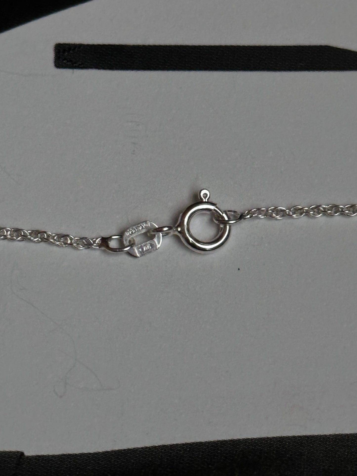 silver 925 mini horse pendant necklace