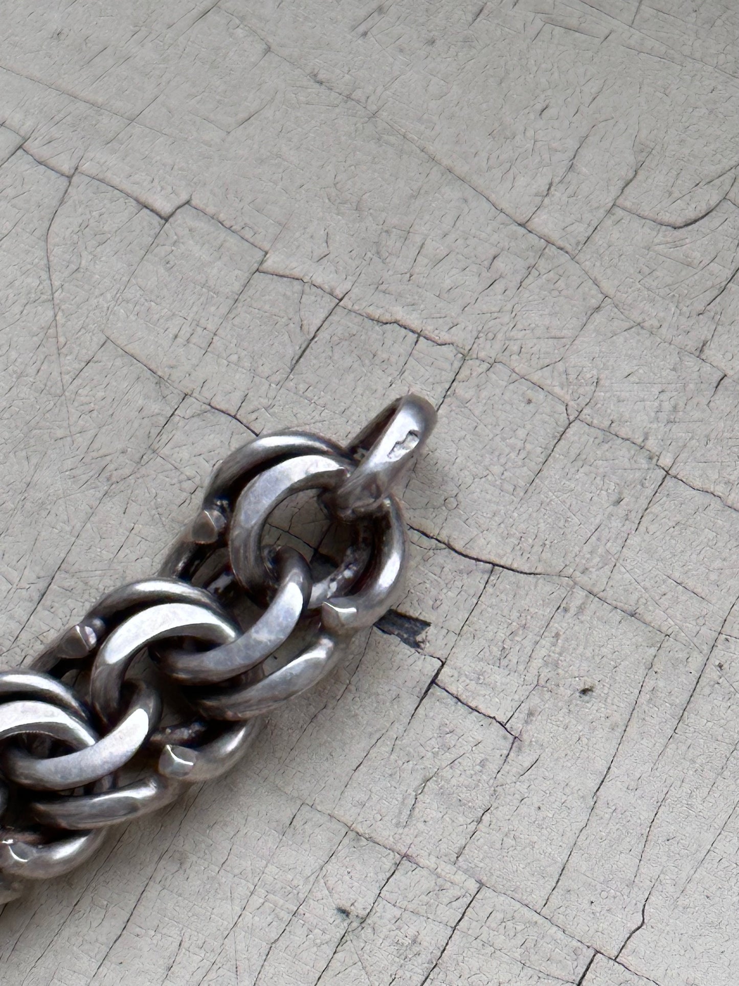 1940-50s France 800 Garibaldi chain bracelet