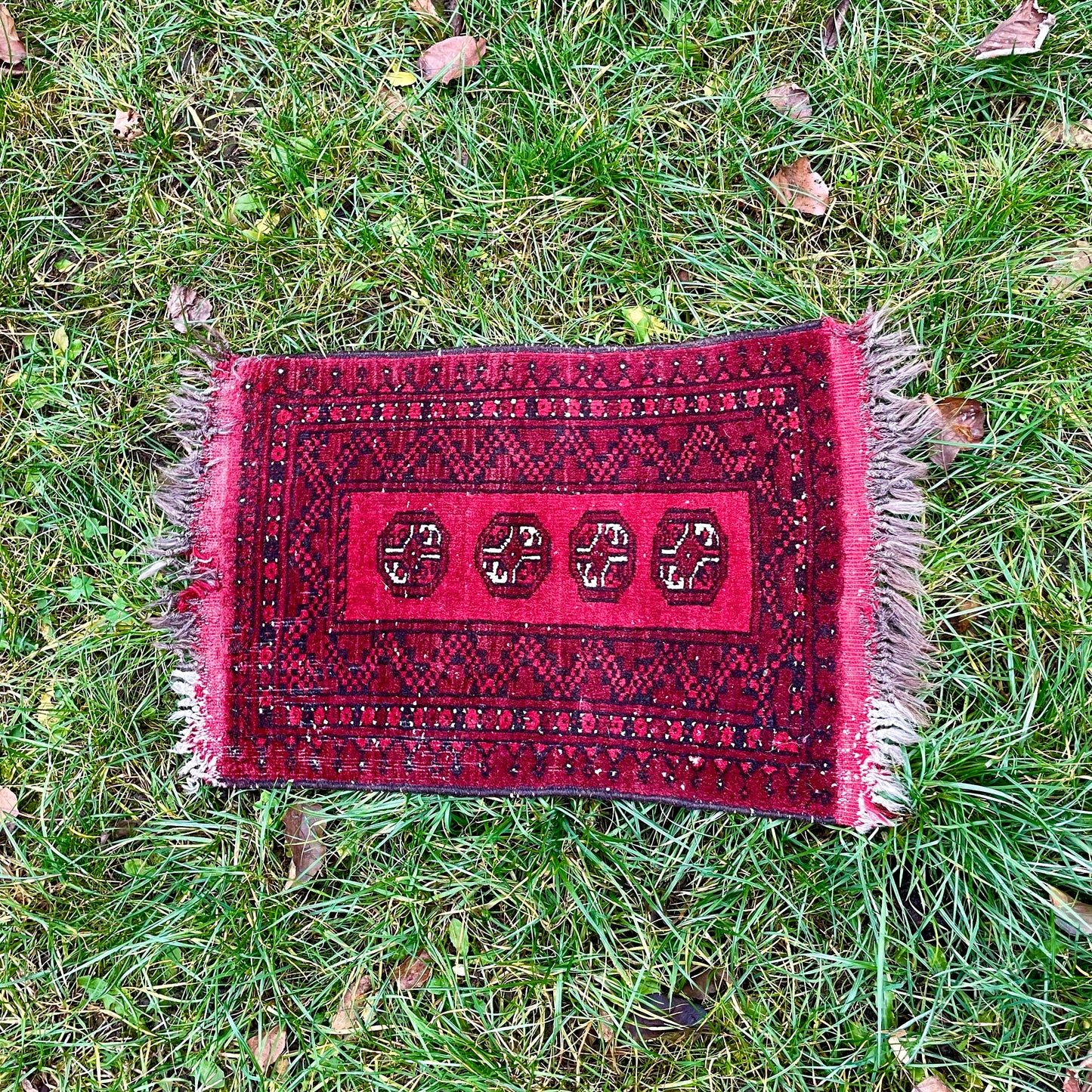 Vintage Afghan Rug