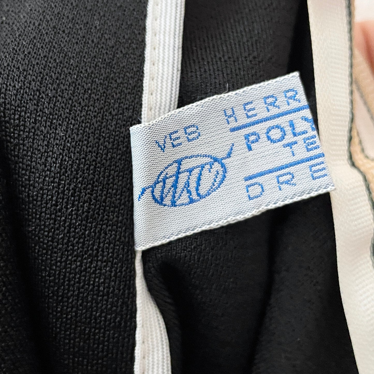 70s Poly Black trouser , NOS , Germany