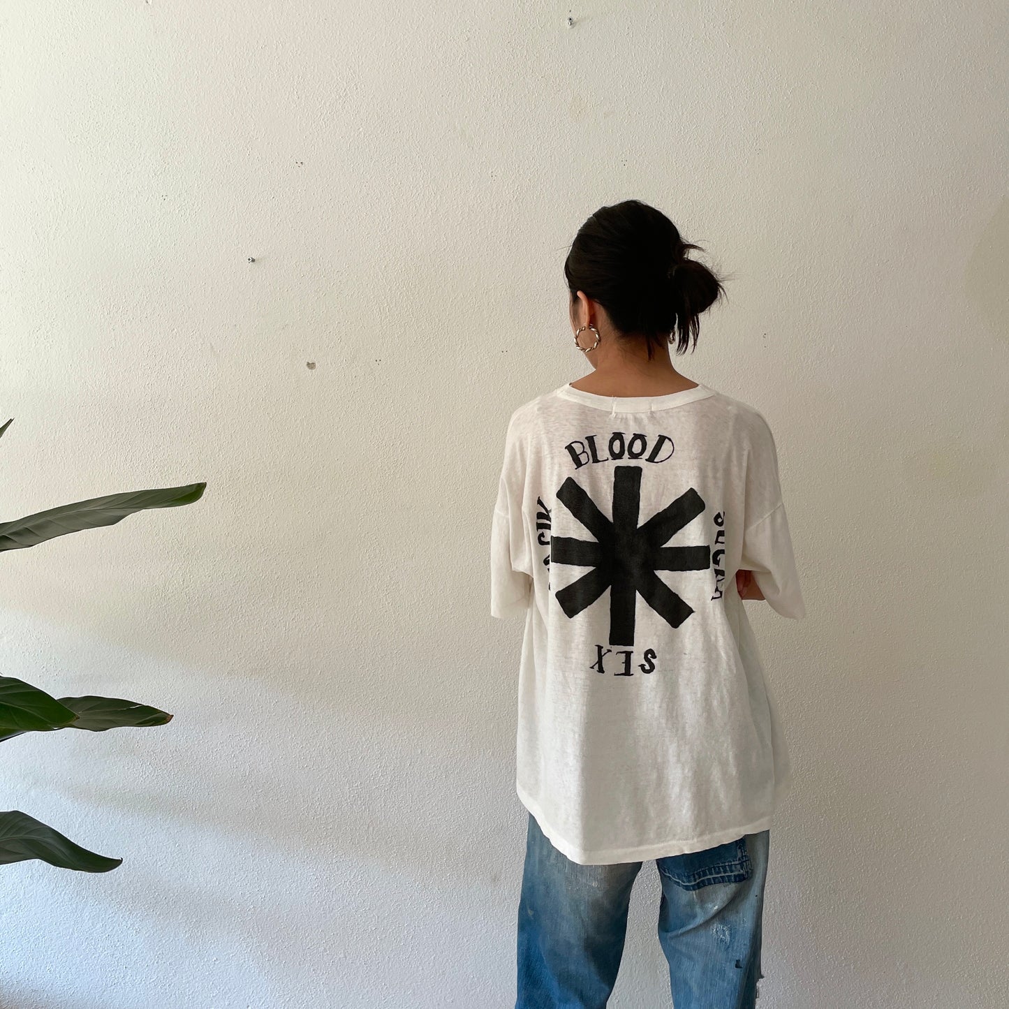 90s Hand painted Tee , Super cooooooooool