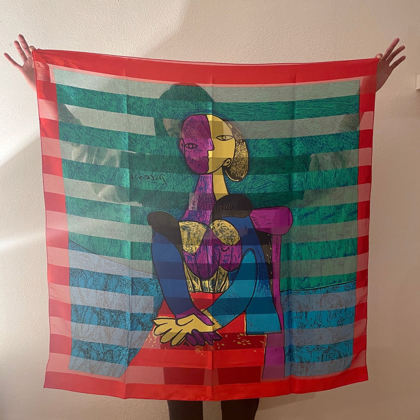 Picasso silk scarf ピカソ スカーフ