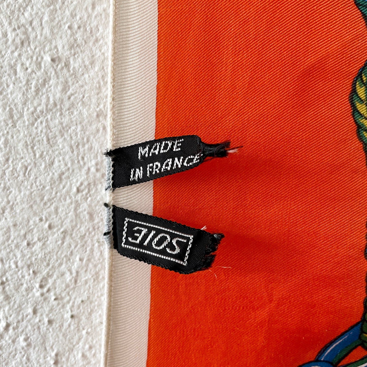 Vintage made in France silk scarf , 出島