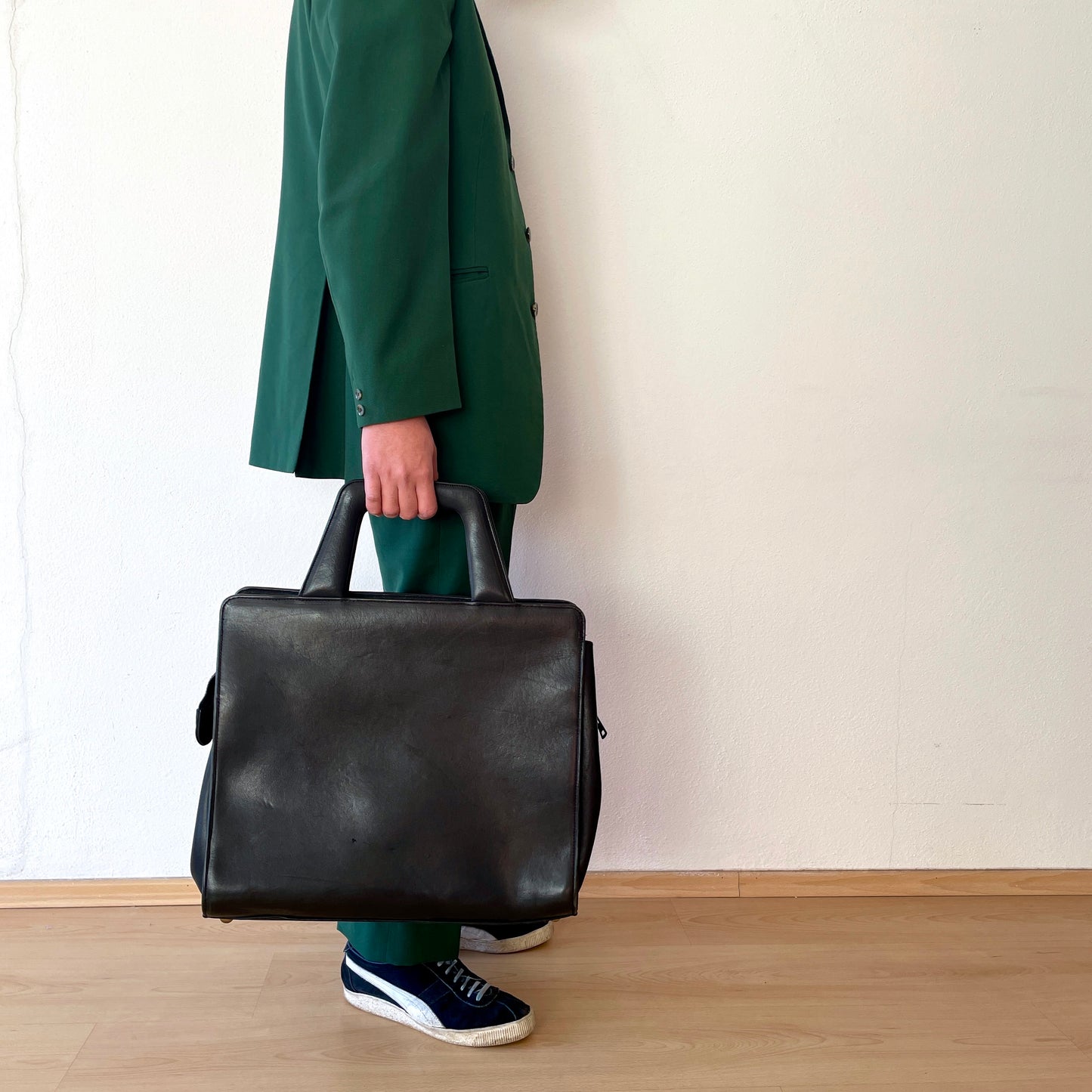 Multicolor bespeake leather bag