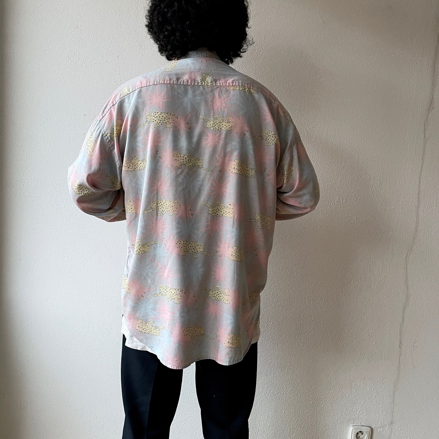 90s やれすぎた虎シャツ