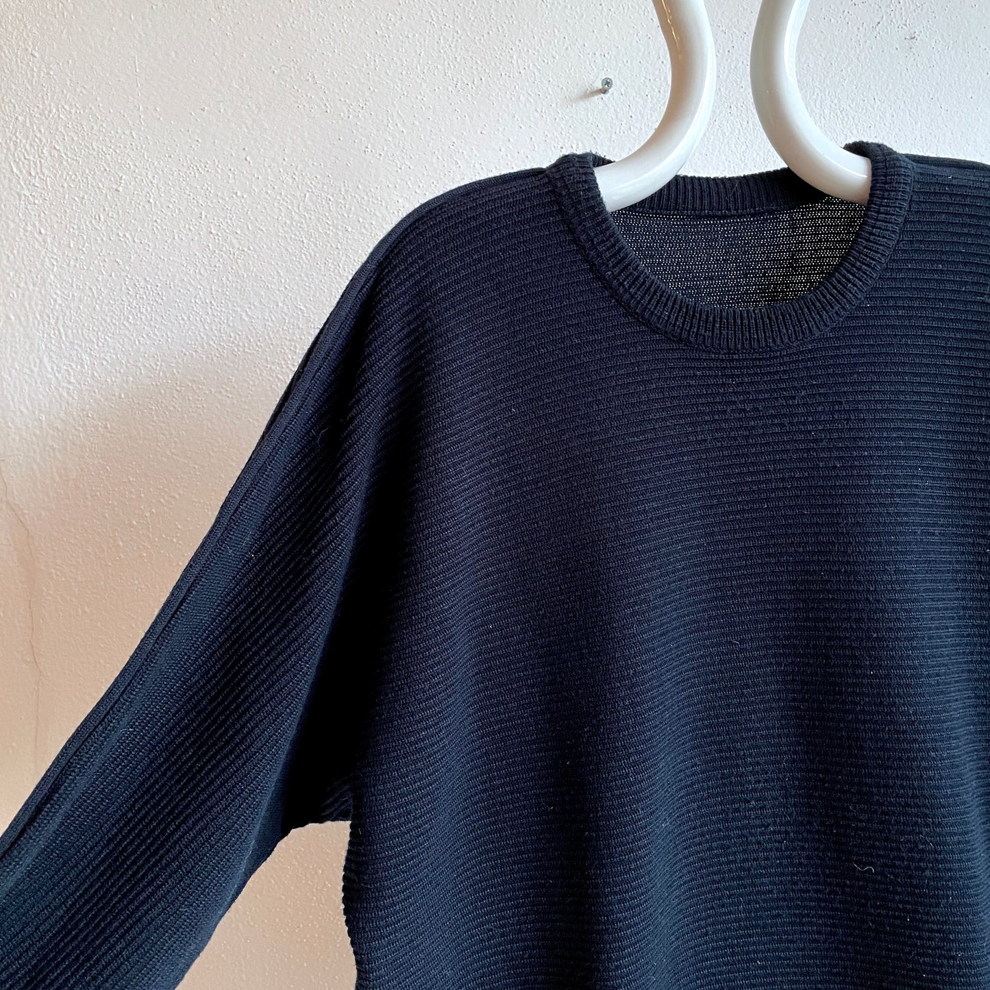 Black cotton knit , Germany