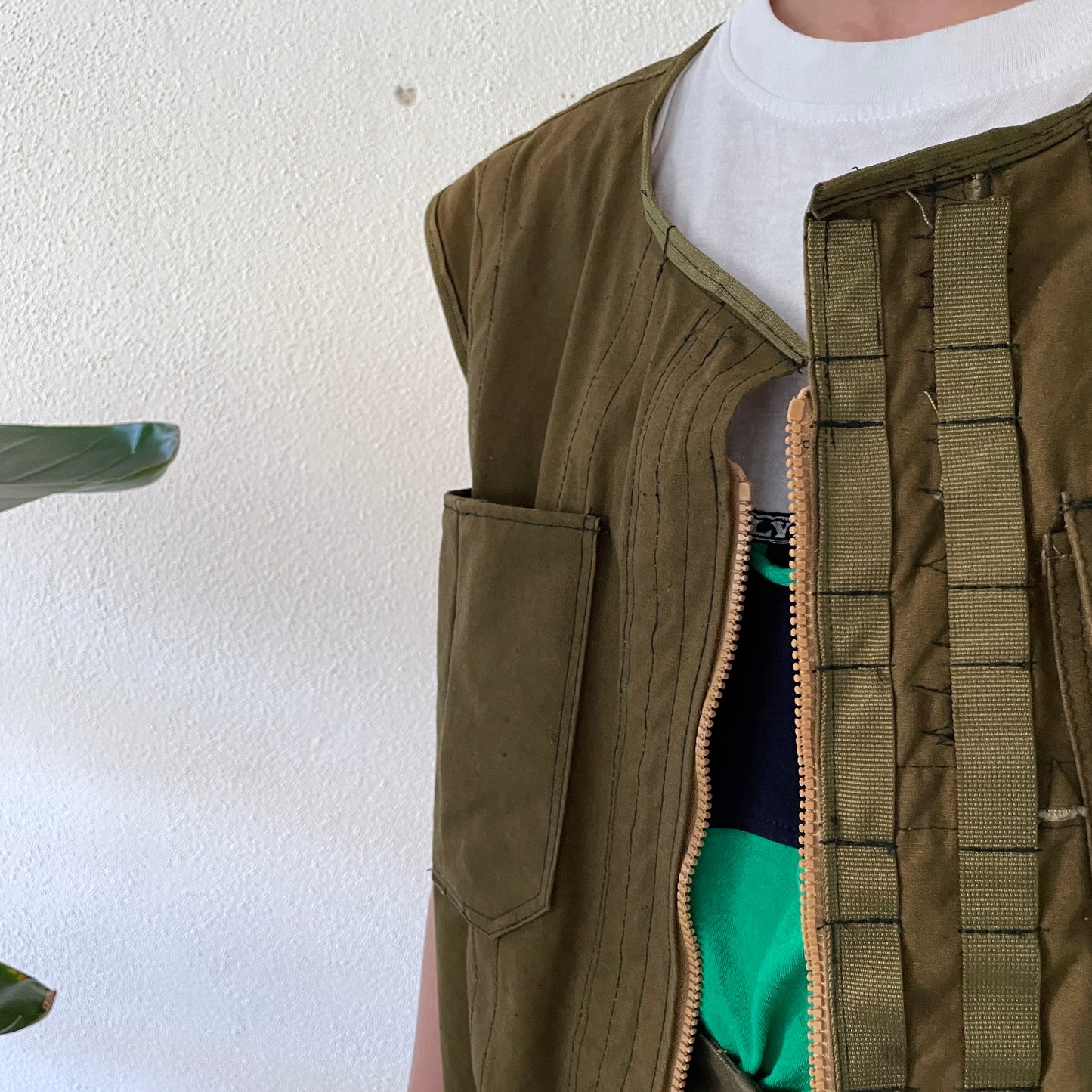 Vintage Unknown work vest , Maybe home made