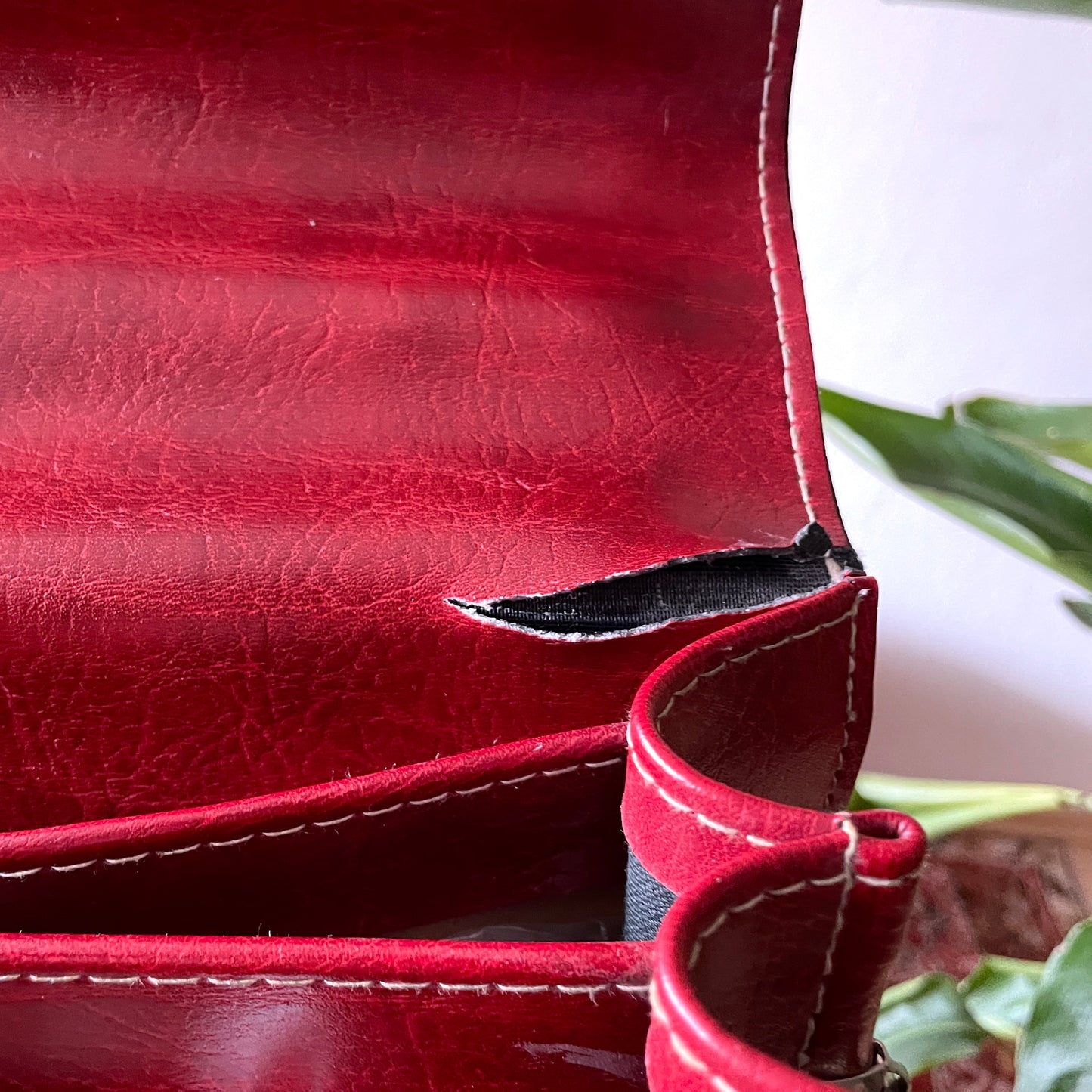 VINTAGE LEATHER BAG , GERMANY