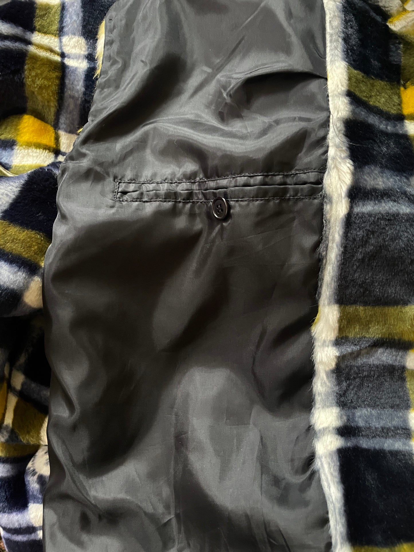 90's plaid ofuton vest